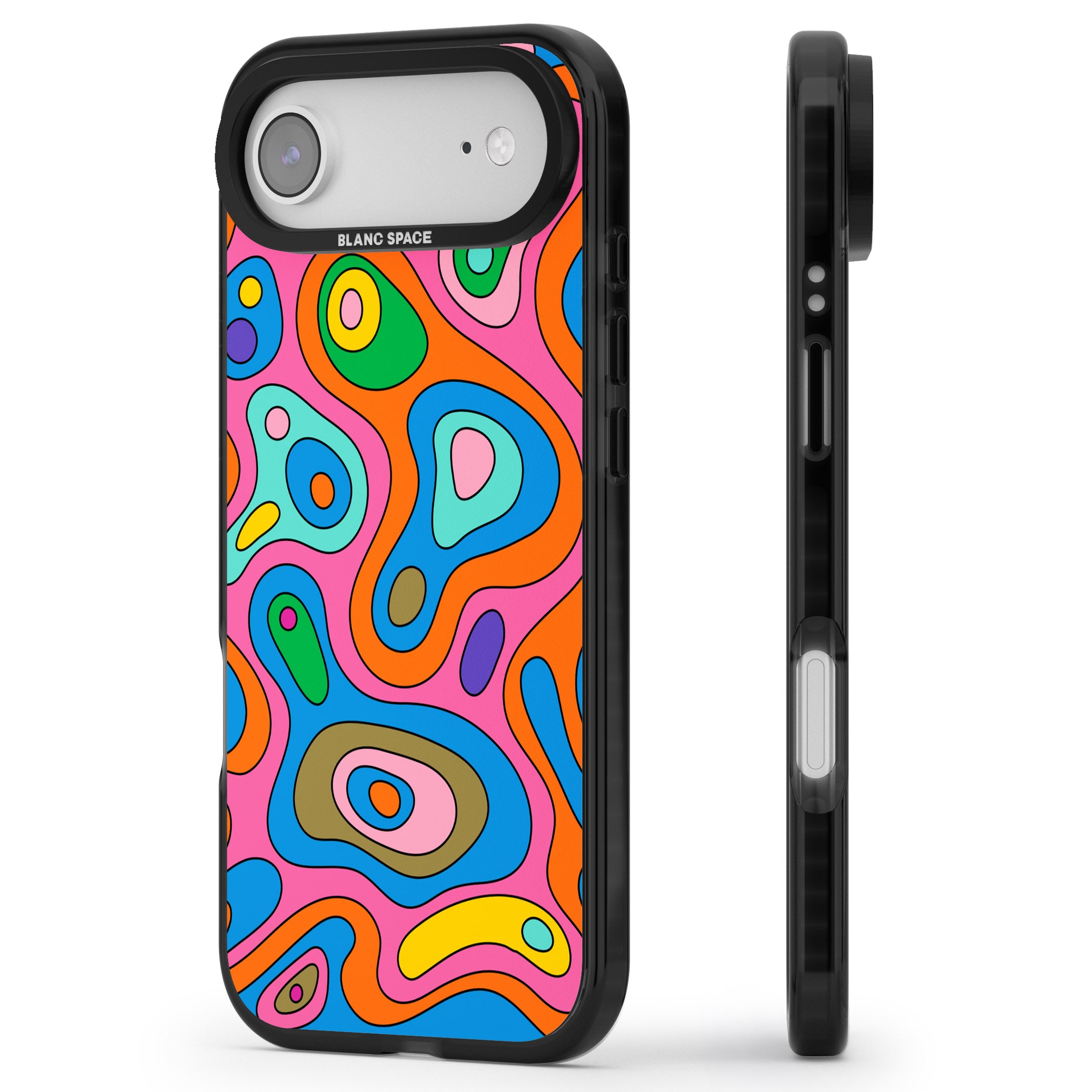 Euphoria iPhone 17 Air Impact Black Phone Case Side Profile