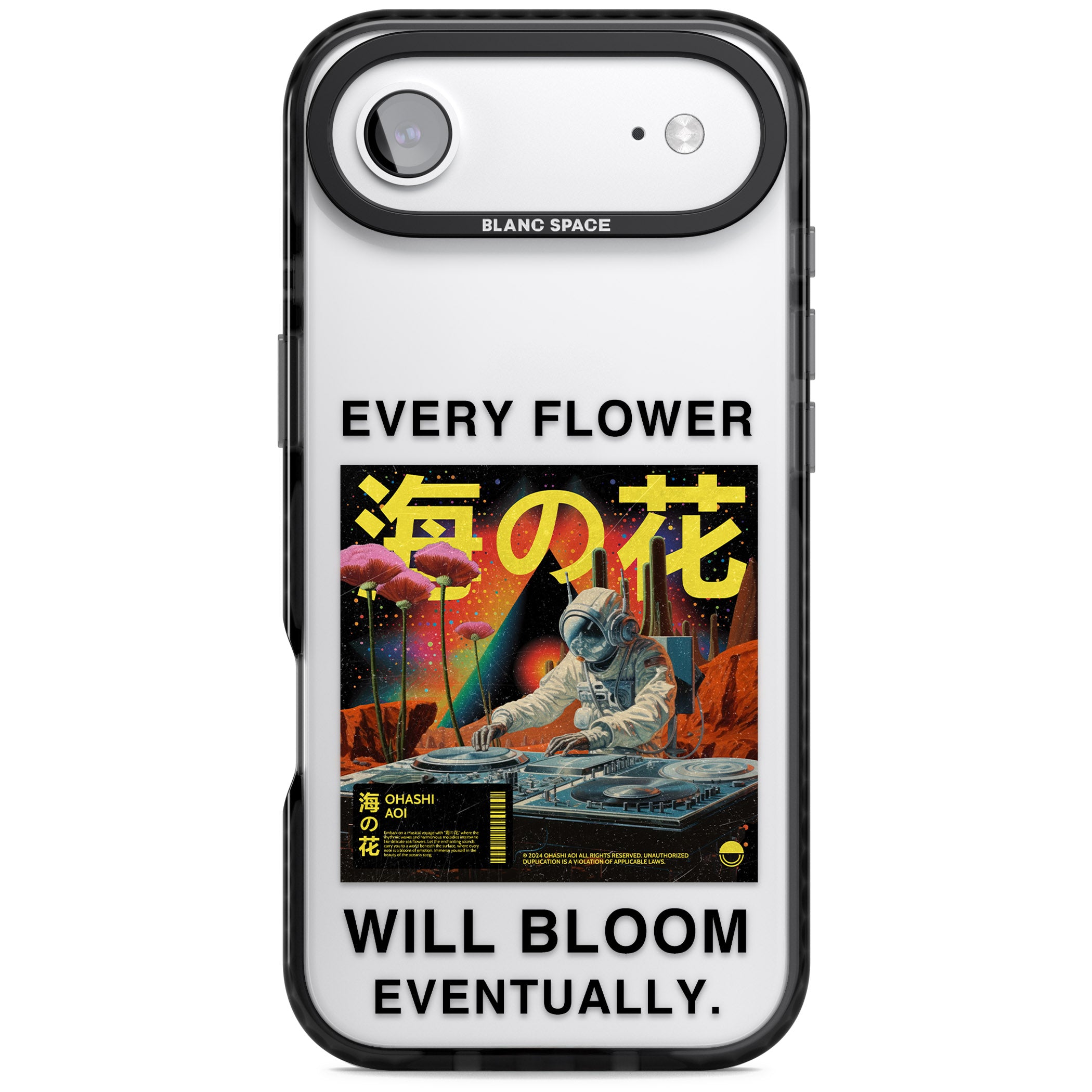 Every Flower Will Bloom Eventually iPhone 17 Air Impact Black Phone Case