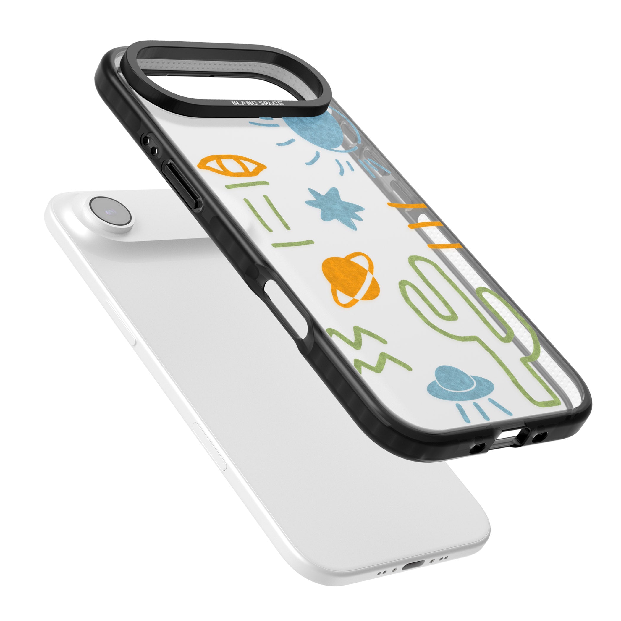 Summer Heat iPhone 17 Air Impact Black Phone Case Colours