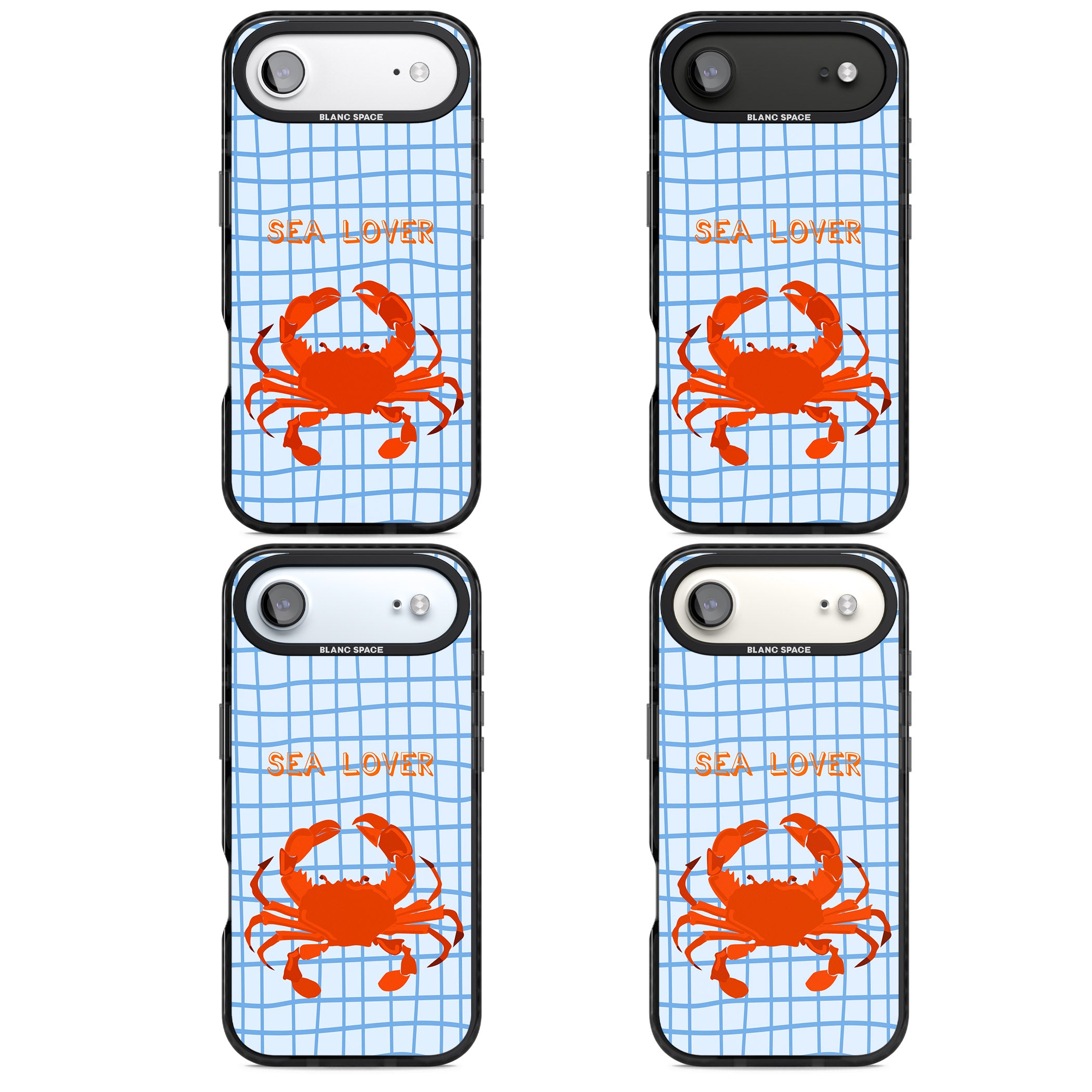 Sea Lover iPhone 17 Air Impact Black Phone Case APT Impact Protection