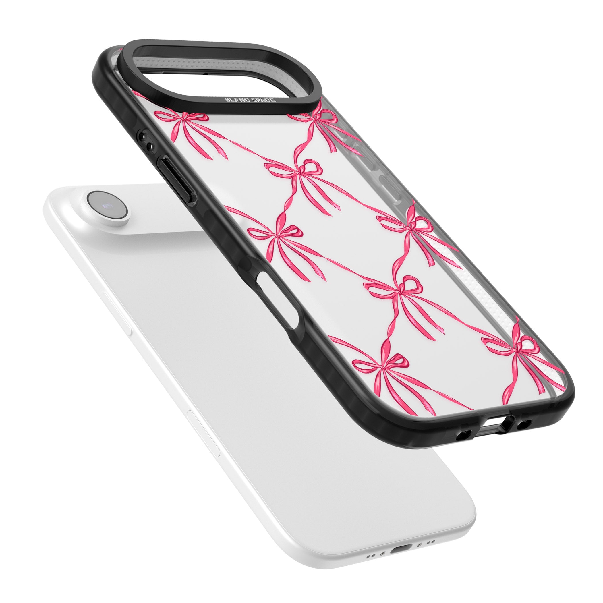 Bow Knots iPhone 17 Air Impact Black Phone Case Colours