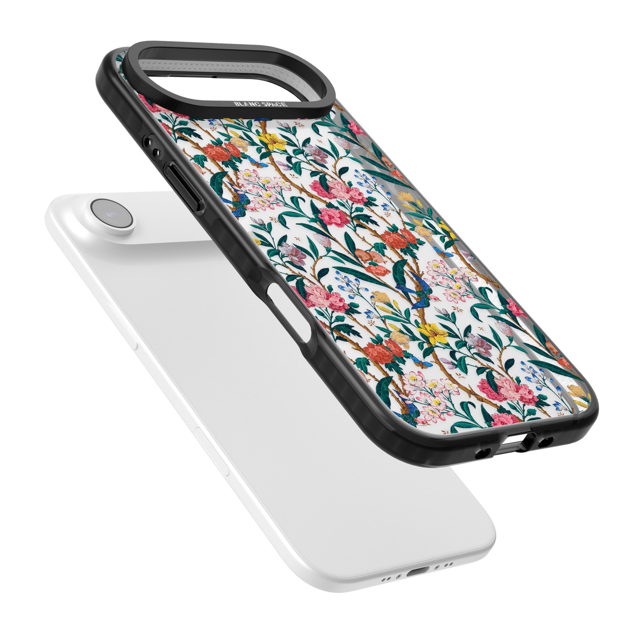 Vines & Flowers iPhone 17 Air Impact Black Phone Case Colours
