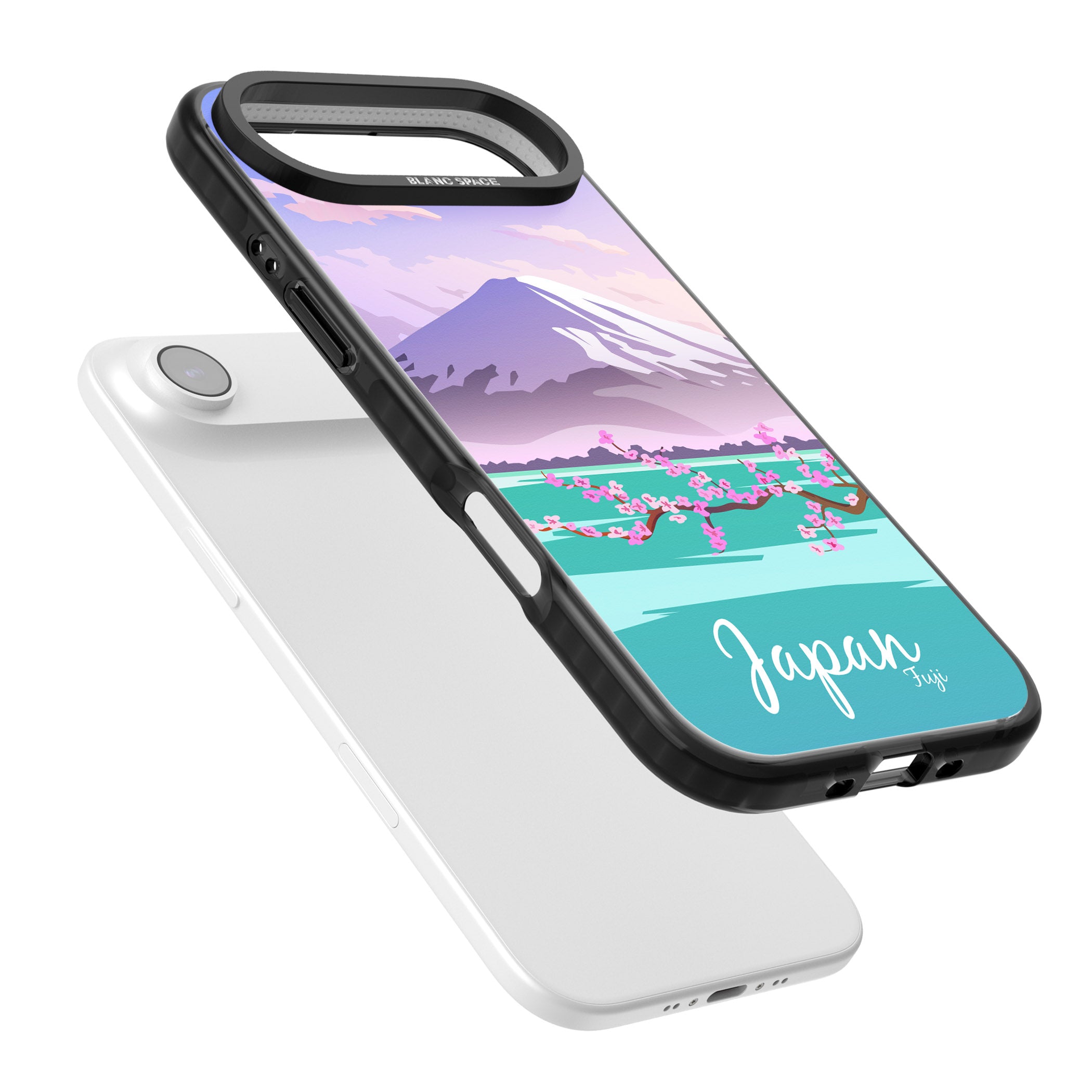 Vintage Travel Poster Japan iPhone 17 Air Impact Black Phone Case Colours