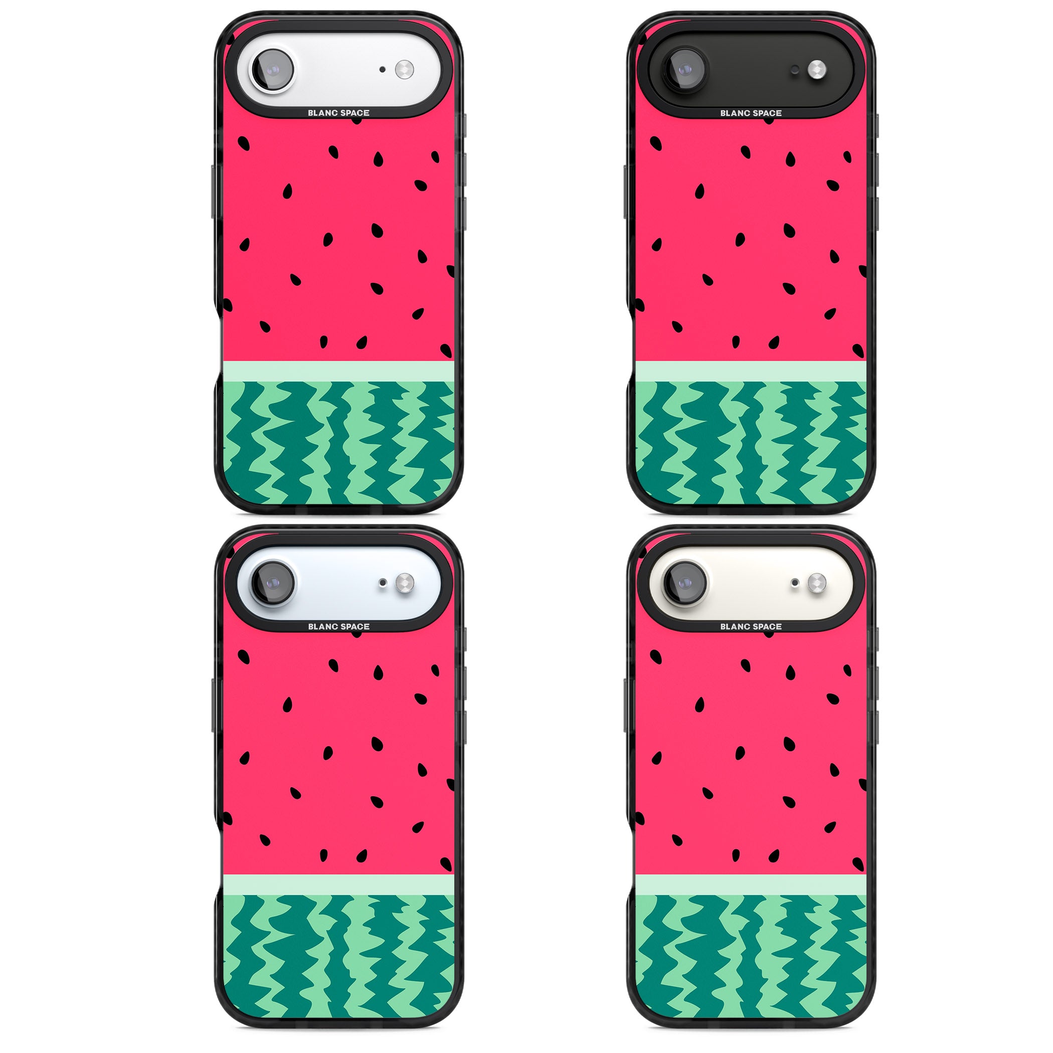 Full Watermelon iPhone 17 Air Impact Black Phone Case APT Impact Protection
