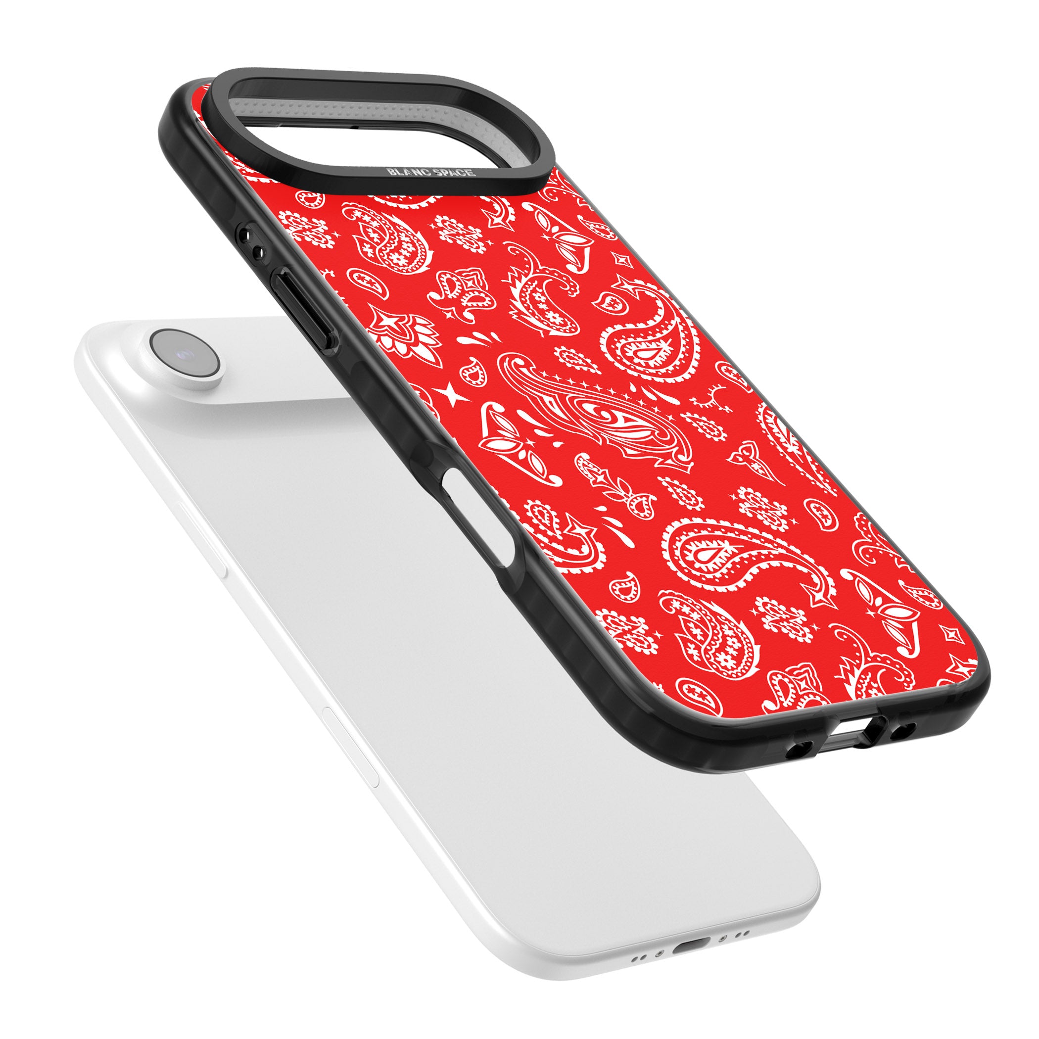 Red Bandana iPhone 17 Air Impact Black Phone Case Colours
