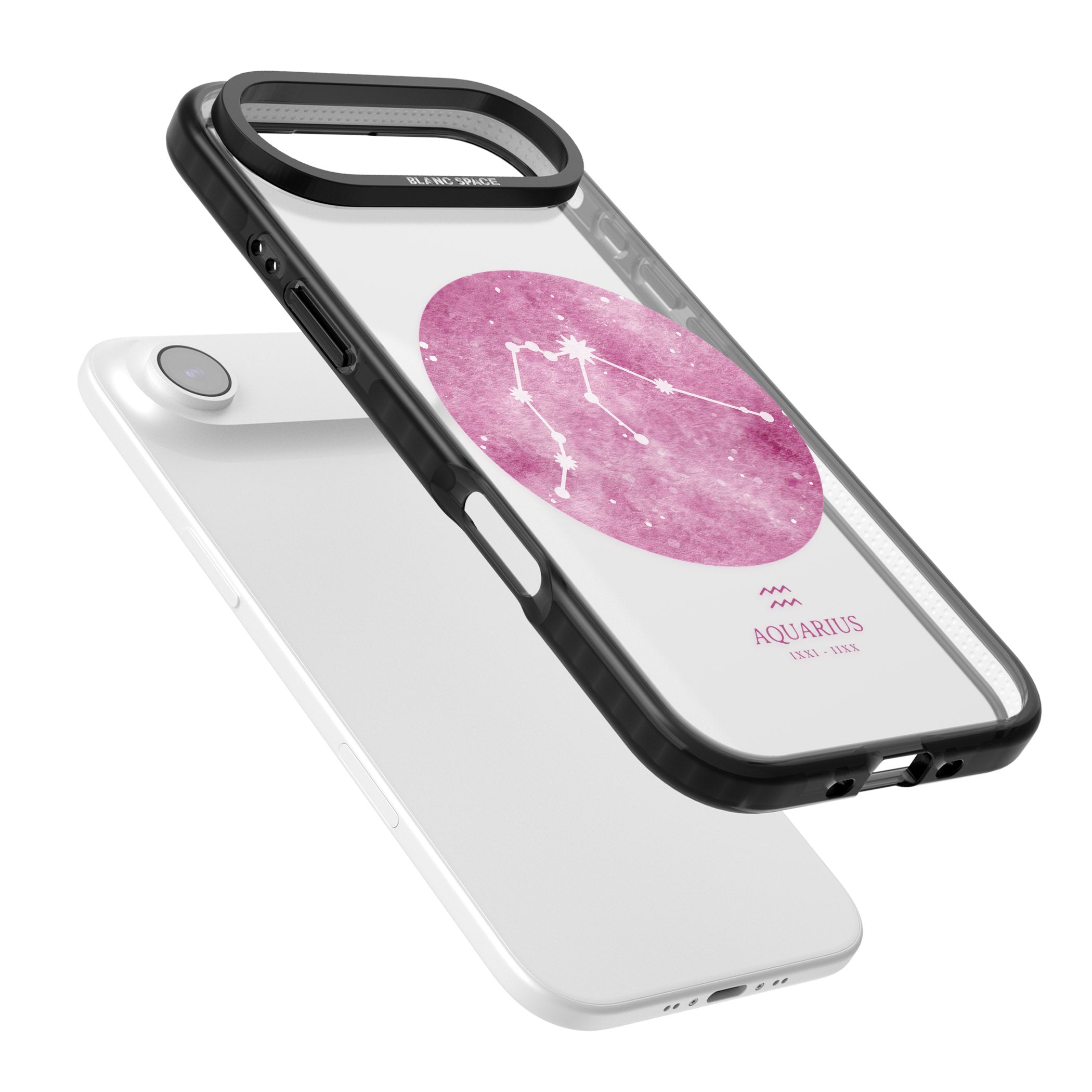 Aquarius Zodiac iPhone 17 Air Impact Black Phone Case Colours