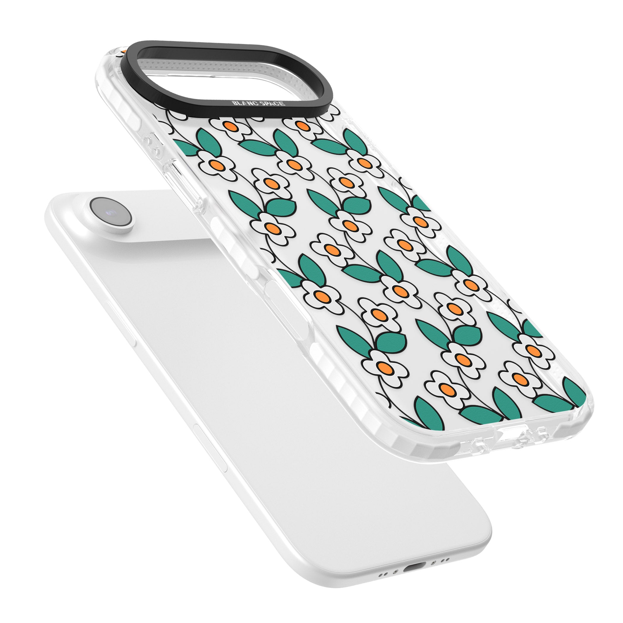 Spring Daisies iPhone 17 Air Impact Clear Phone Case Colours