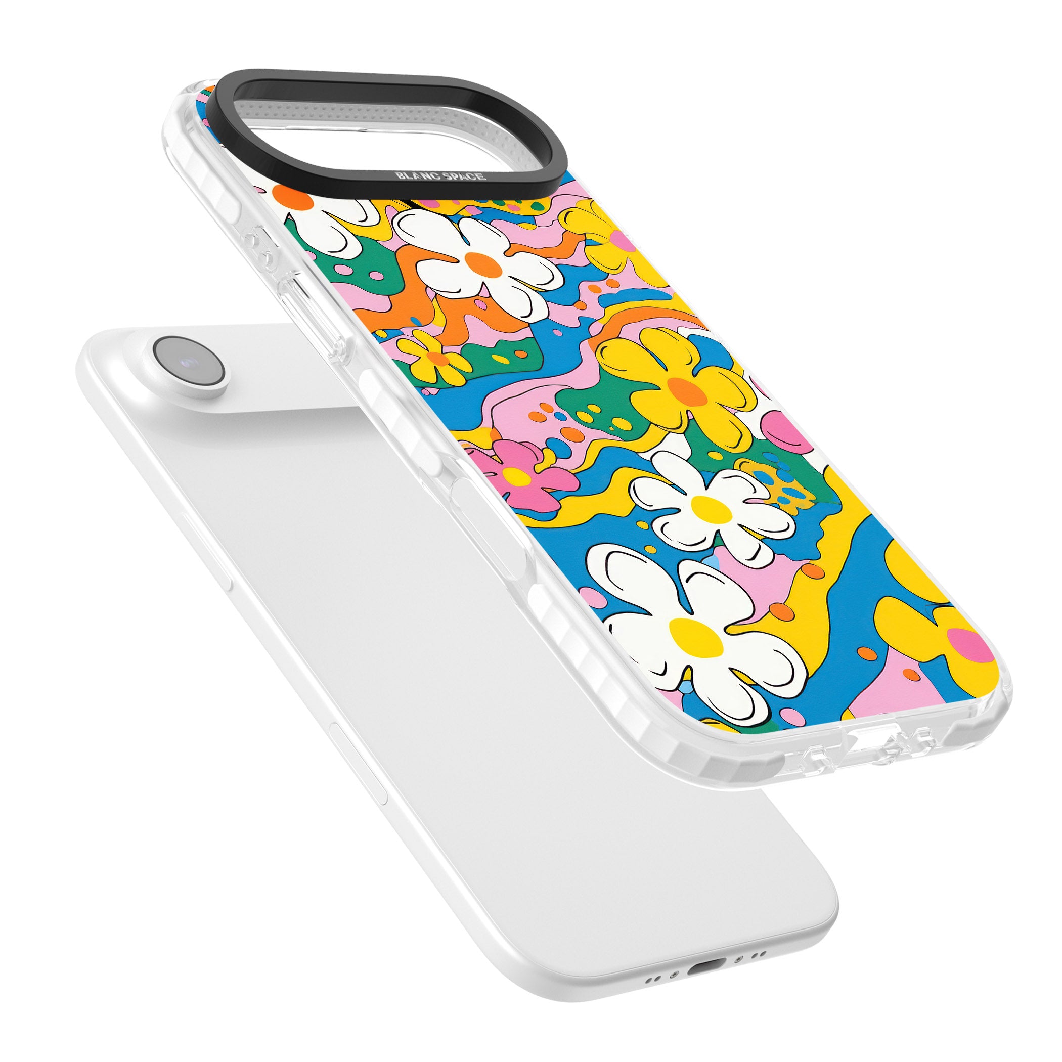 Vibrant Bloom iPhone 17 Air Impact Clear Phone Case Colours