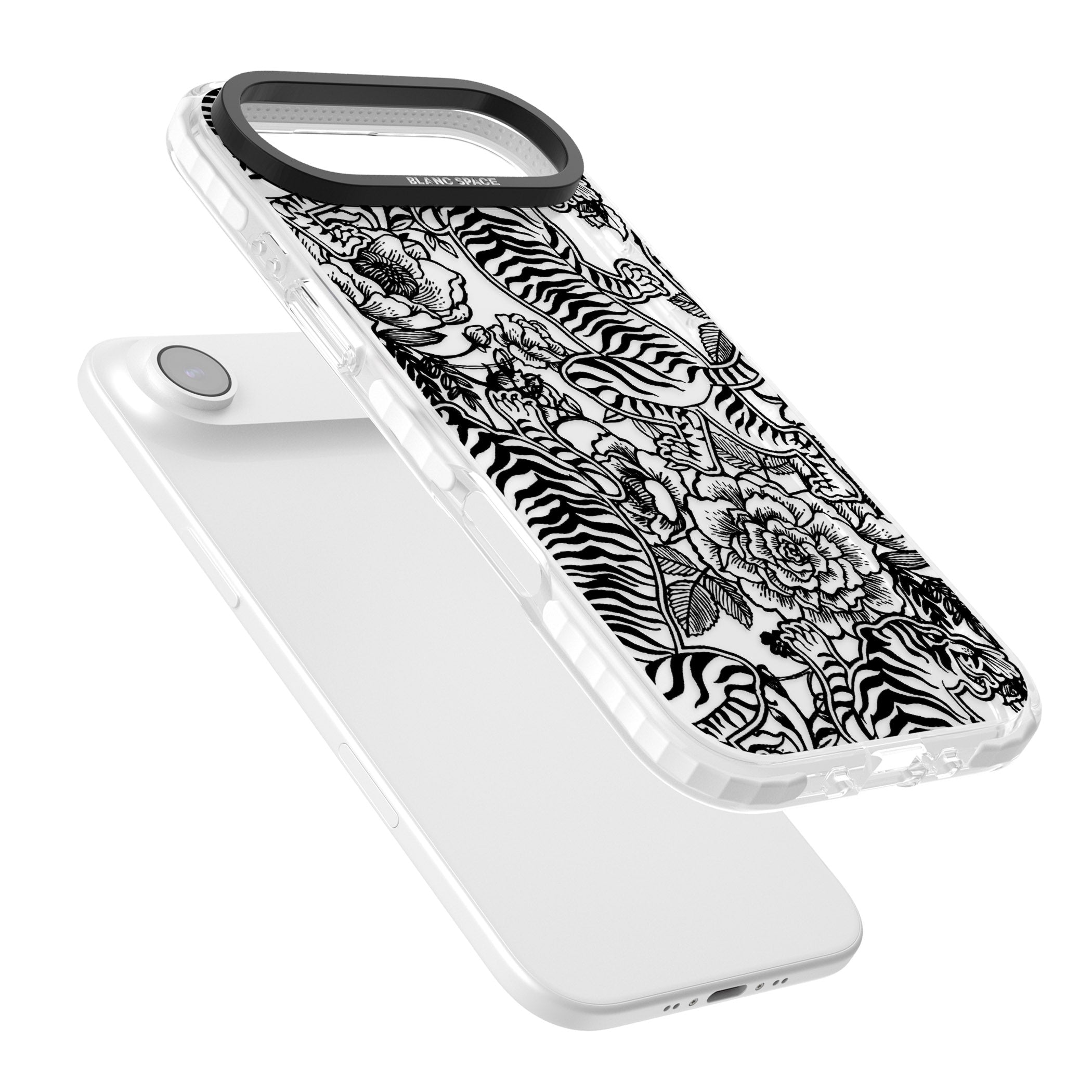 Personalised Chinese Tiger Pattern iPhone 17 Air Impact Clear Phone Case Colours