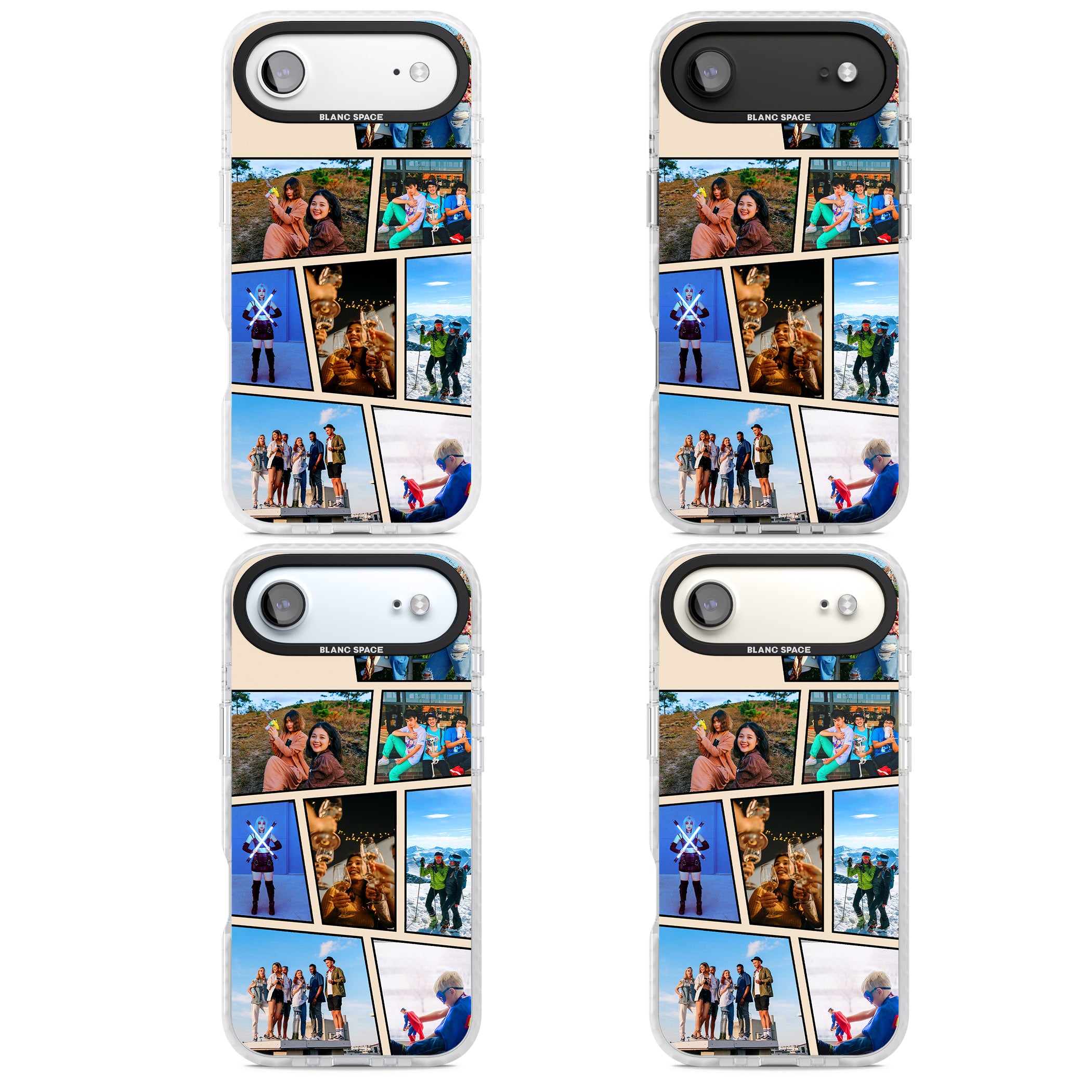 Personalised Comic Strip Photo iPhone 17 Air Impact Clear Phone Case APT Impact Protection