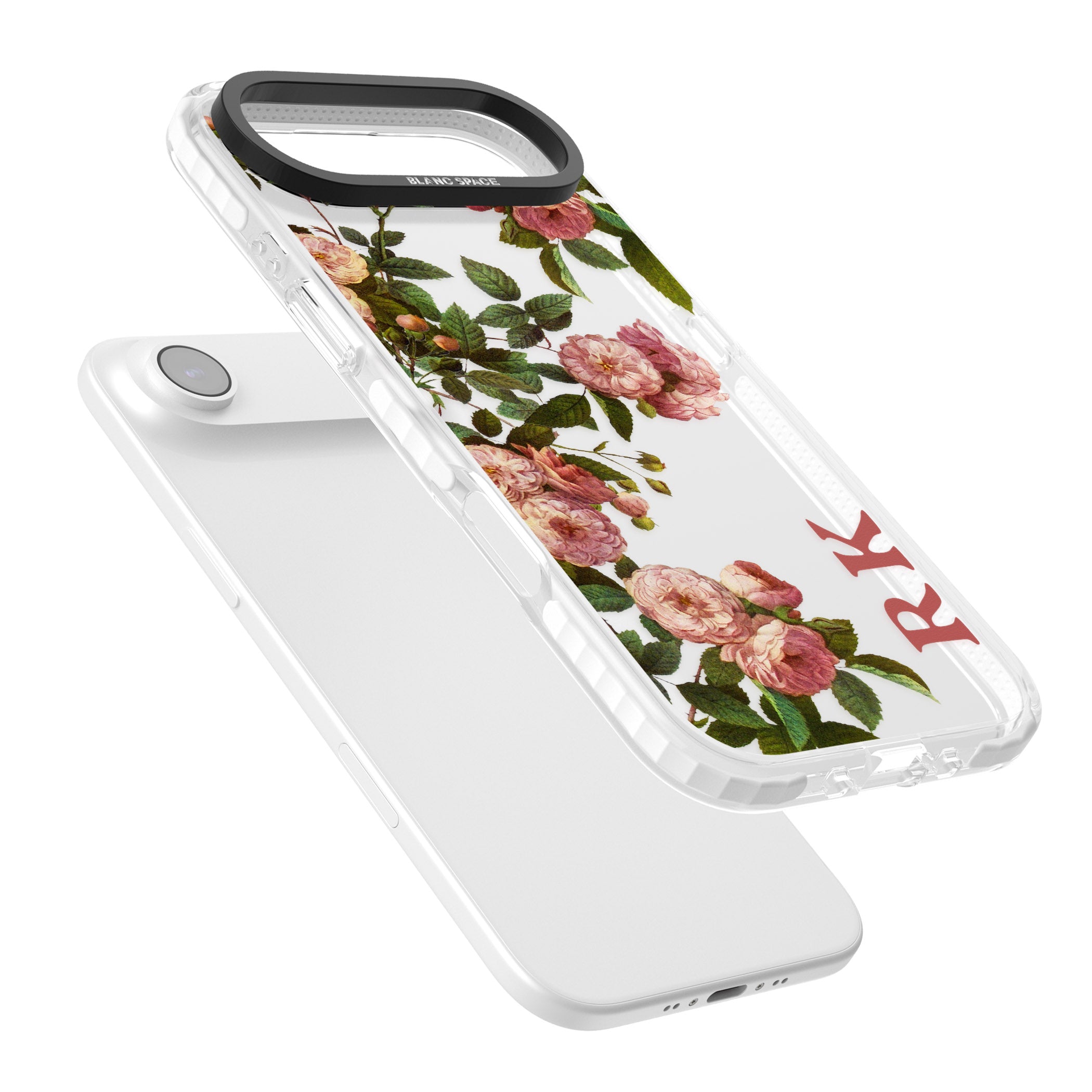 Personalised Vintage Floral Garden iPhone 17 Air Impact Clear Phone Case Colours