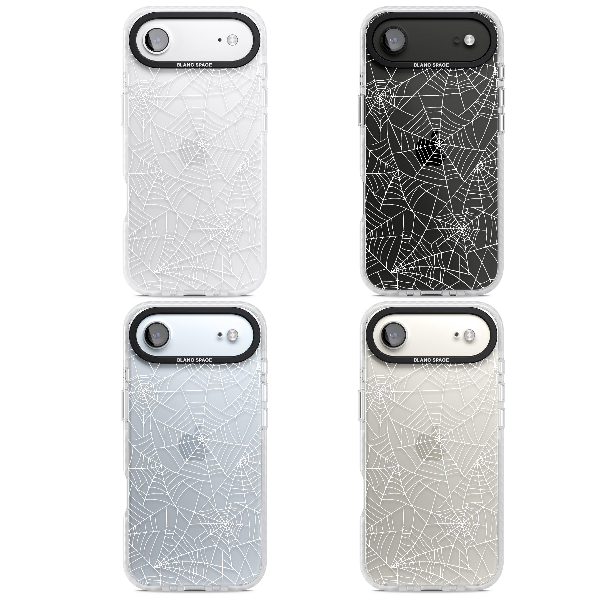 Personalised Spider Webs iPhone 17 Air Impact Clear Phone Case APT Impact Protection