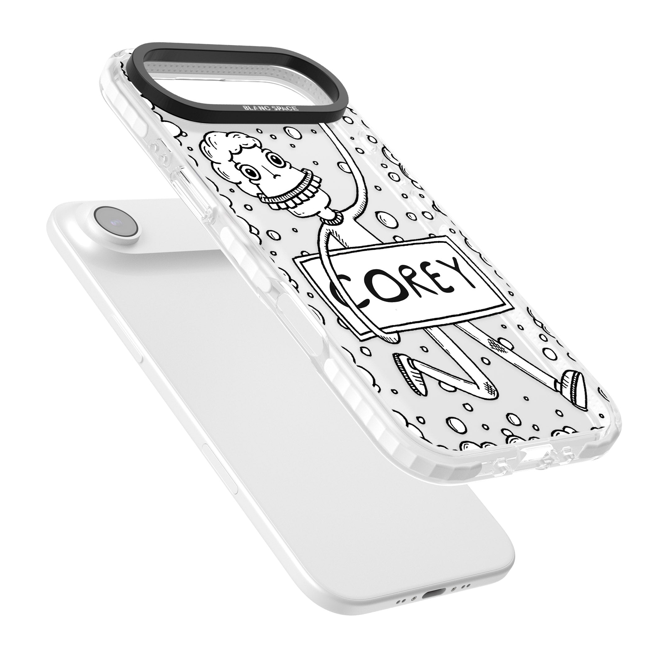 Personalised Banner Boy iPhone 17 Air Impact Clear Phone Case Colours