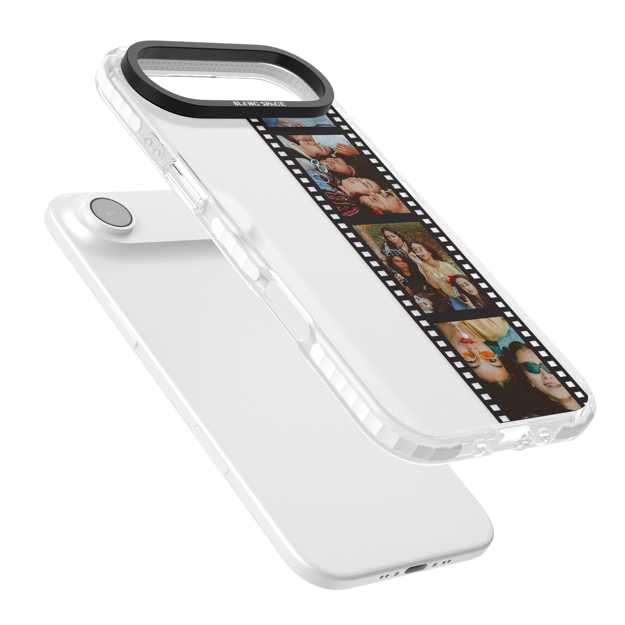 Personalised Photo Film Strip iPhone 17 Air Impact Clear Phone Case Colours