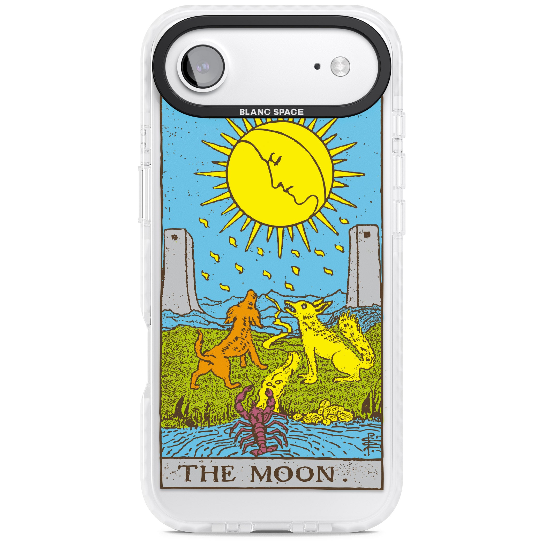 Personalised The Moon Tarot Card (Color) iPhone 17 Air Impact Clear Phone Case