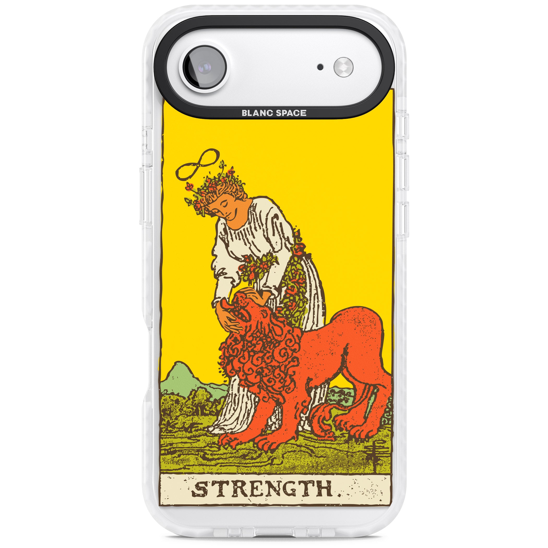 Personalised Strength Tarot Card (Color) iPhone 17 Air Impact Clear Phone Case
