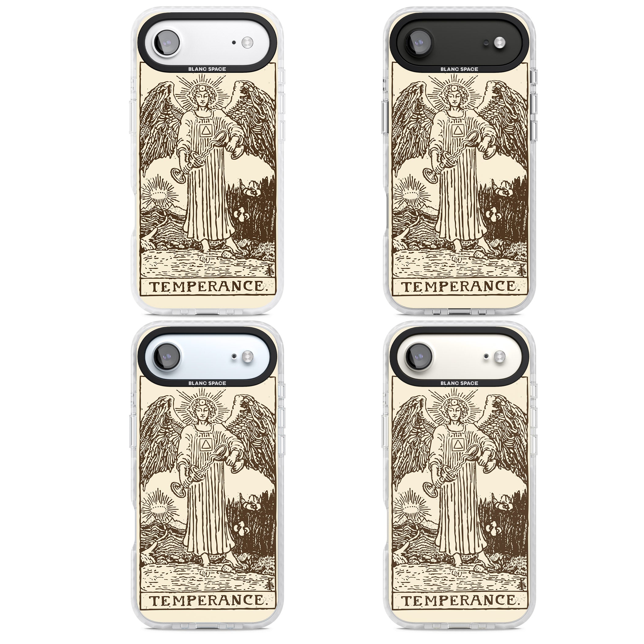 Personalised Temperance Tarot Card (Cream) iPhone 17 Air Impact Clear Phone Case APT Impact Protection