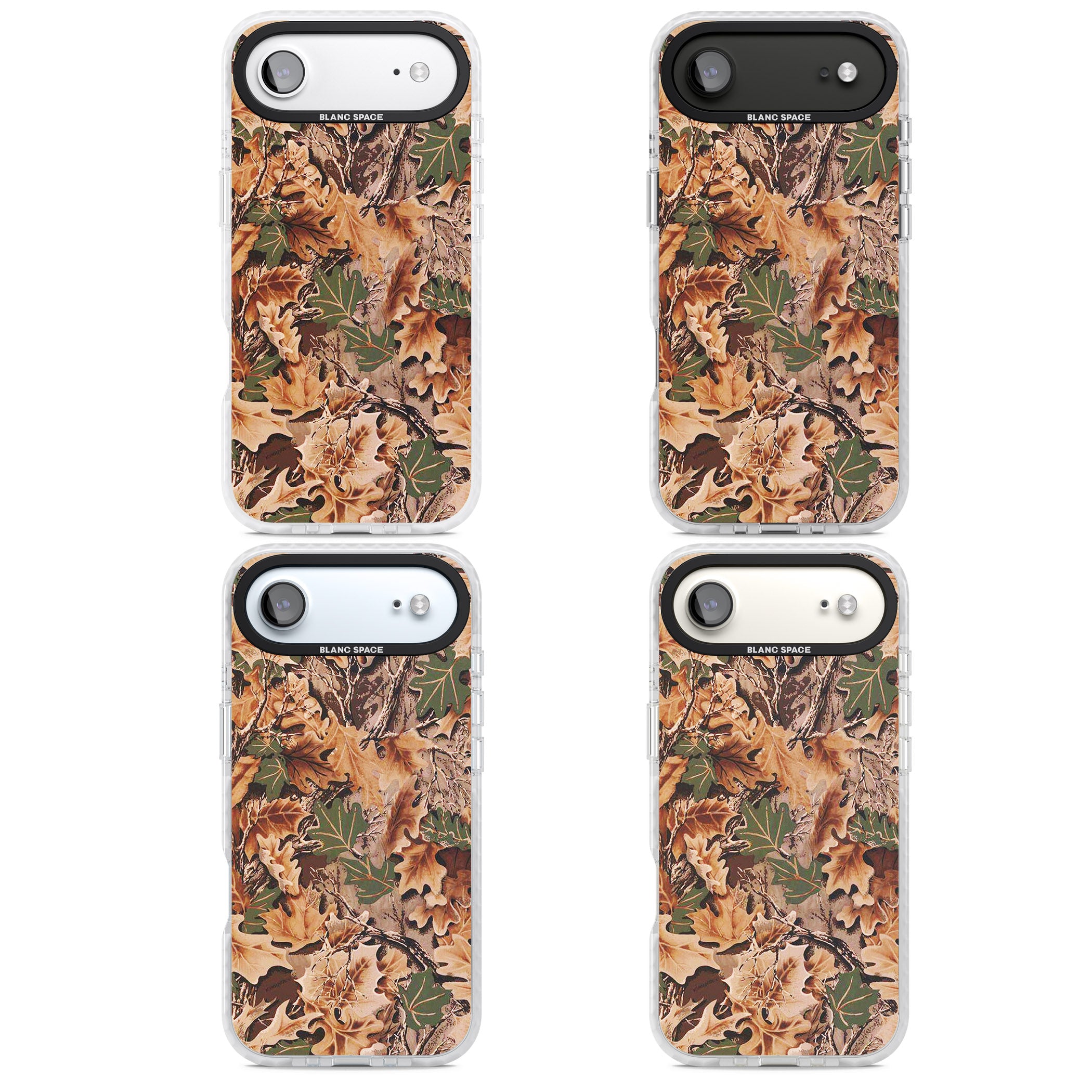 Leaves Camo iPhone 17 Air Impact Clear Phone Case APT Impact Protection