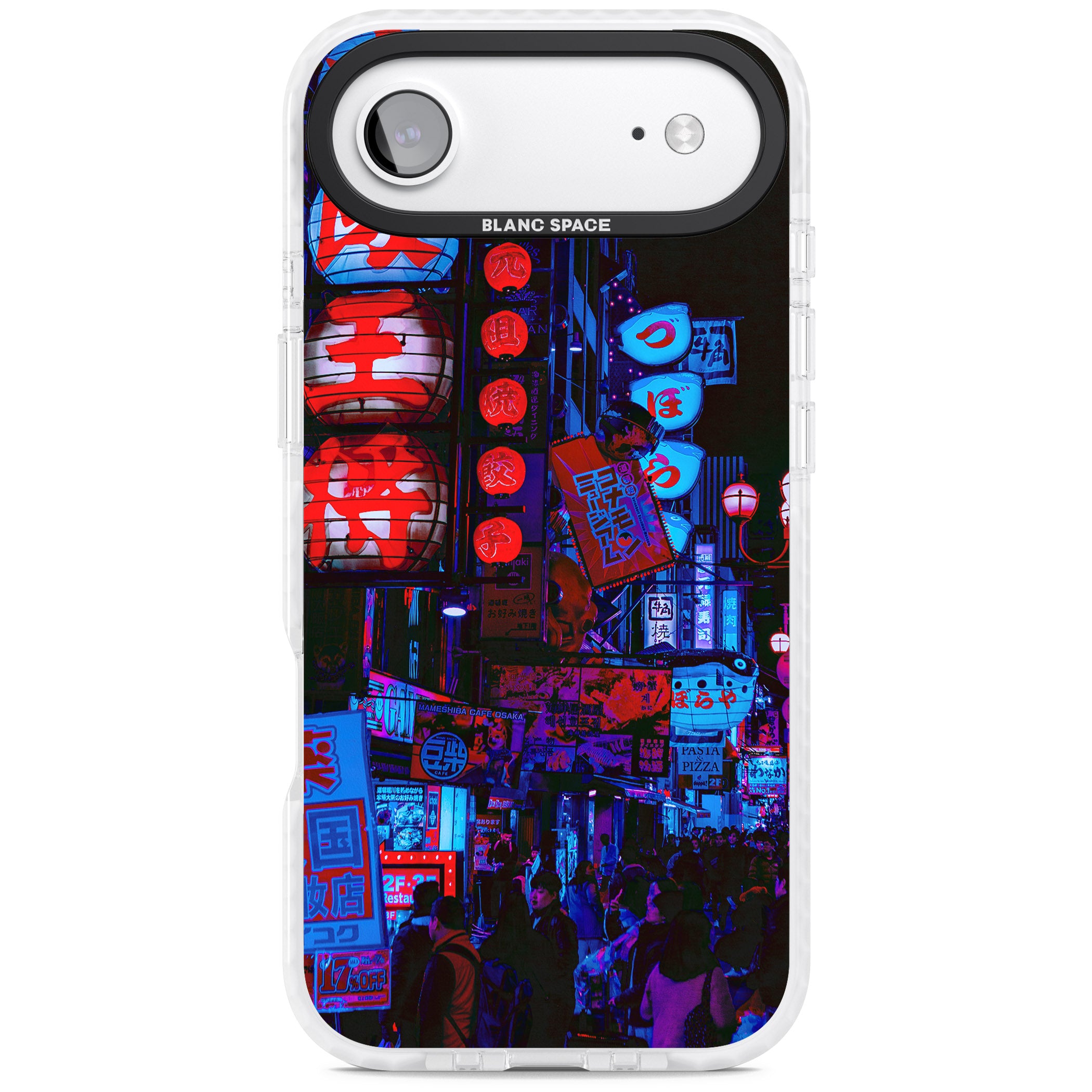 Neon City Nights iPhone 17 Air Impact Clear Phone Case