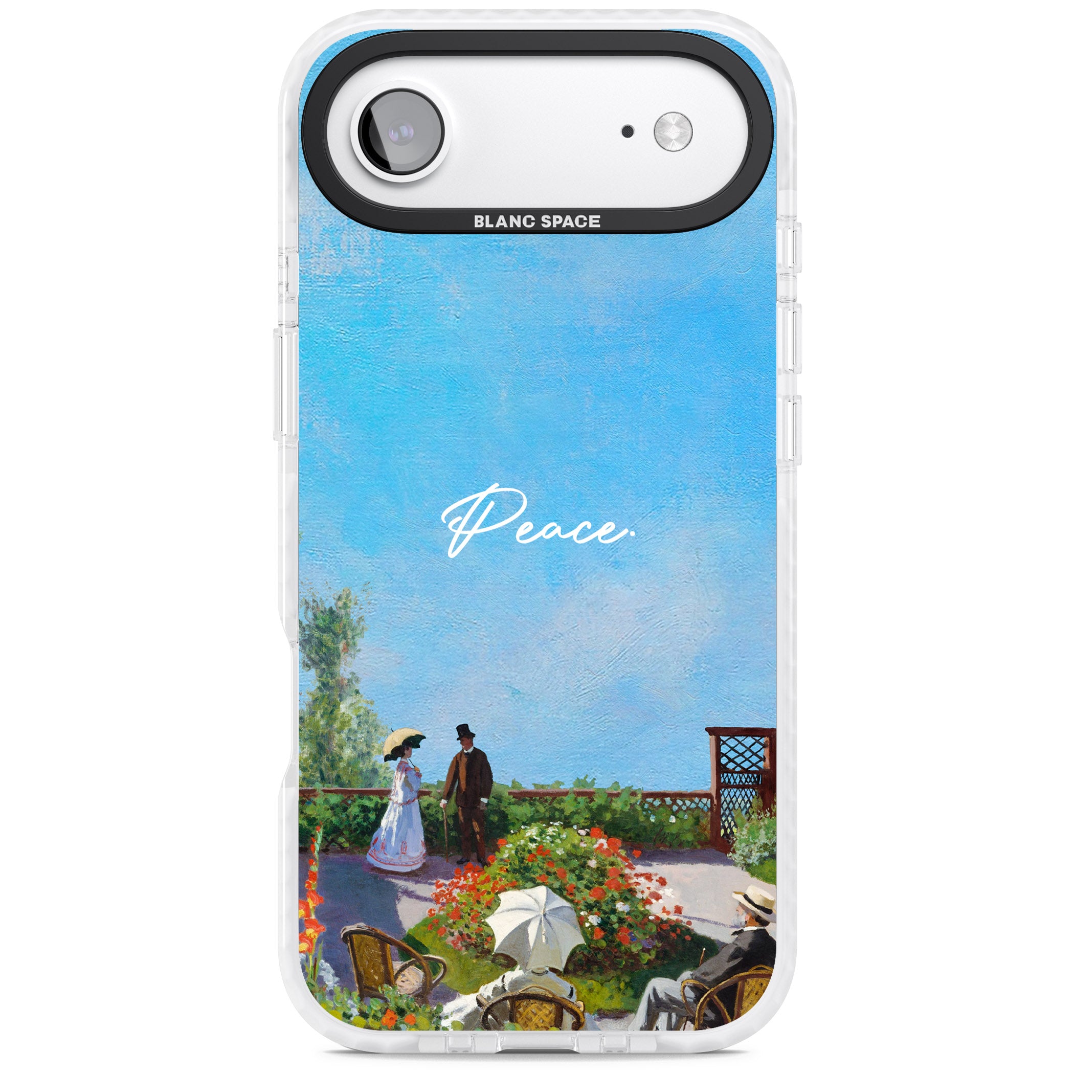 Monet Garden Terrace iPhone 17 Air Impact Clear Phone Case