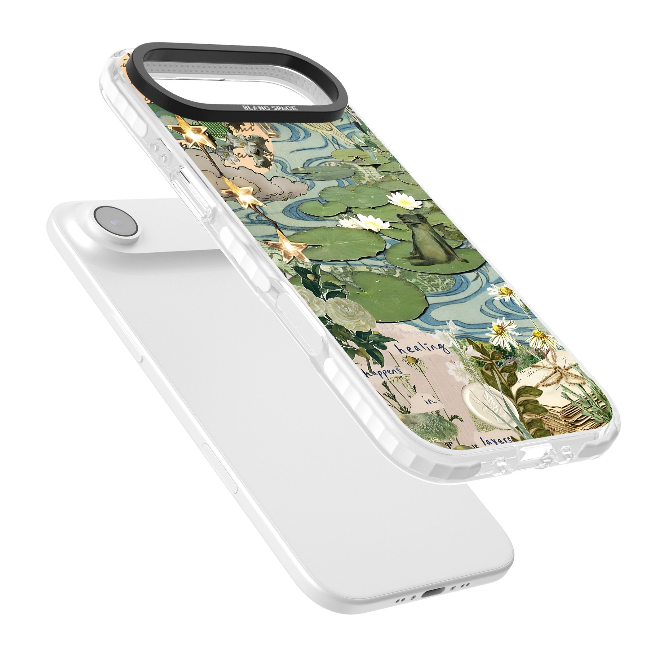 Lily Pad River iPhone 17 Air Impact Clear Phone Case Colours