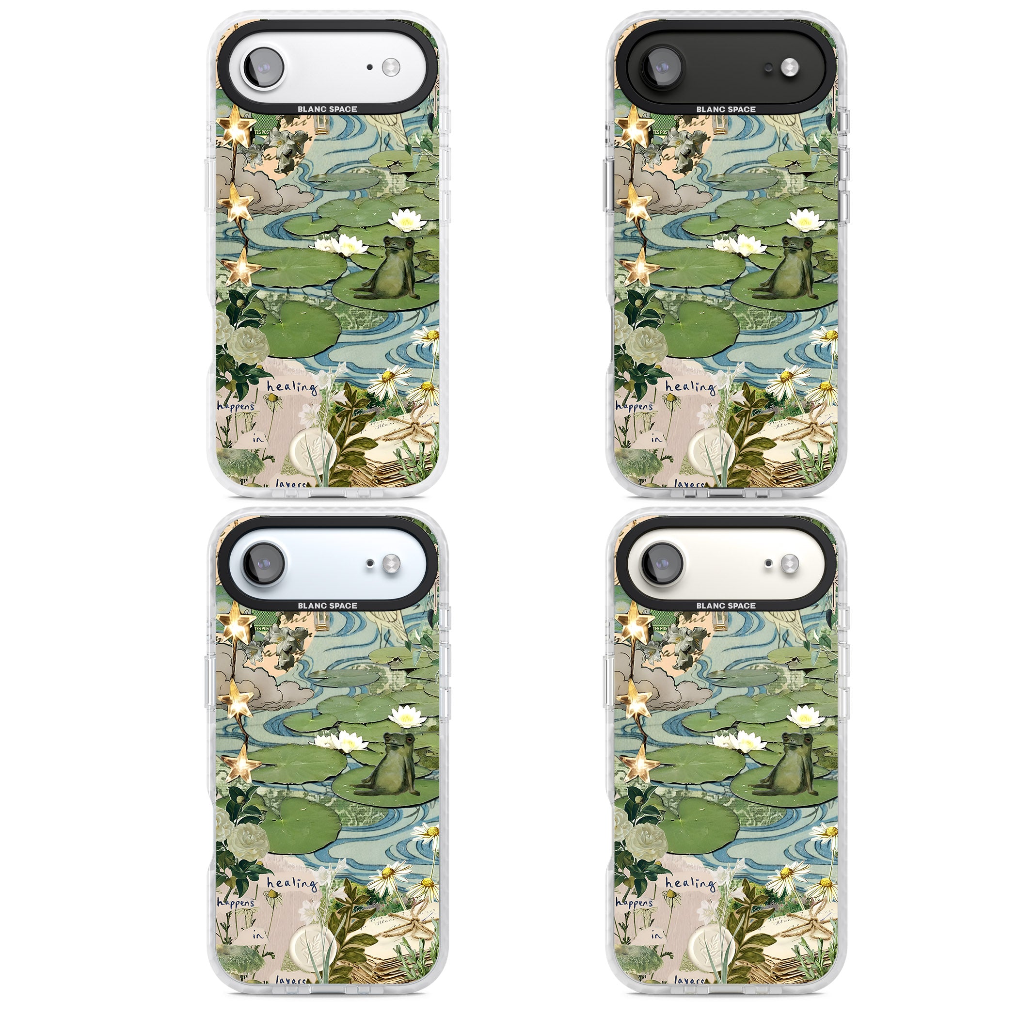 Lily Pad River iPhone 17 Air Impact Clear Phone Case APT Impact Protection