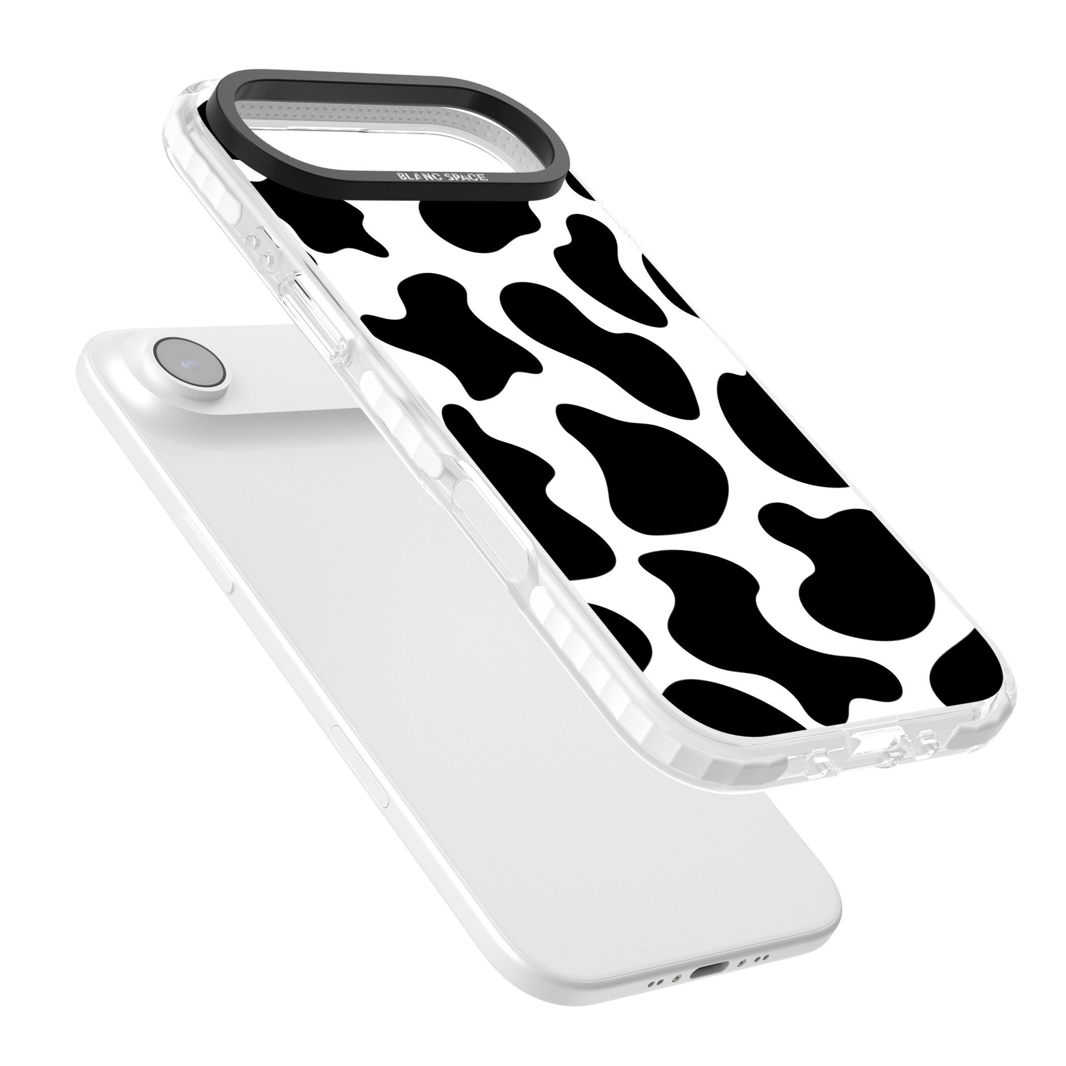 Cow Print iPhone 17 Air Impact Clear Phone Case Colours