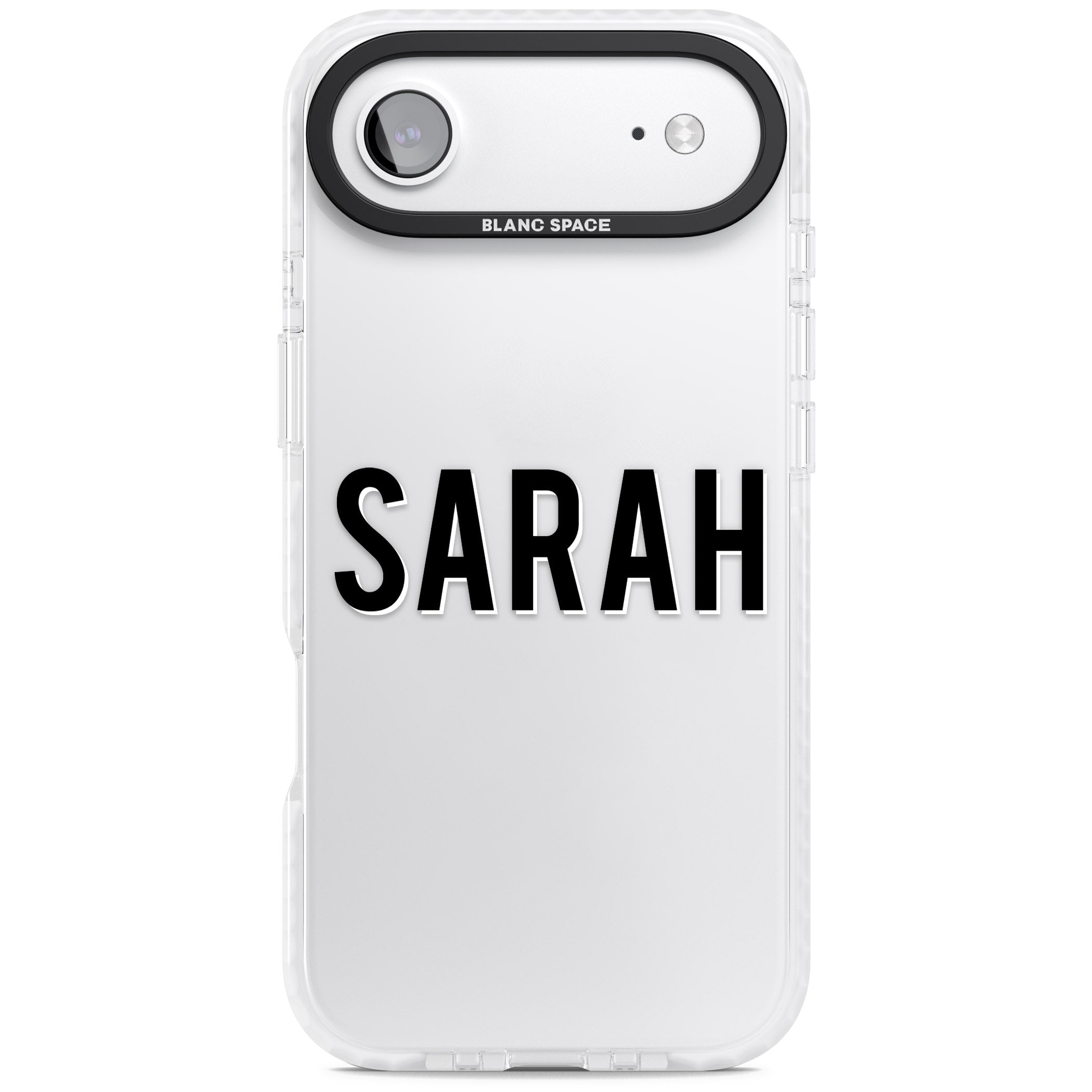 Personalised Clear Name iPhone 17 Air Impact Clear Phone Case