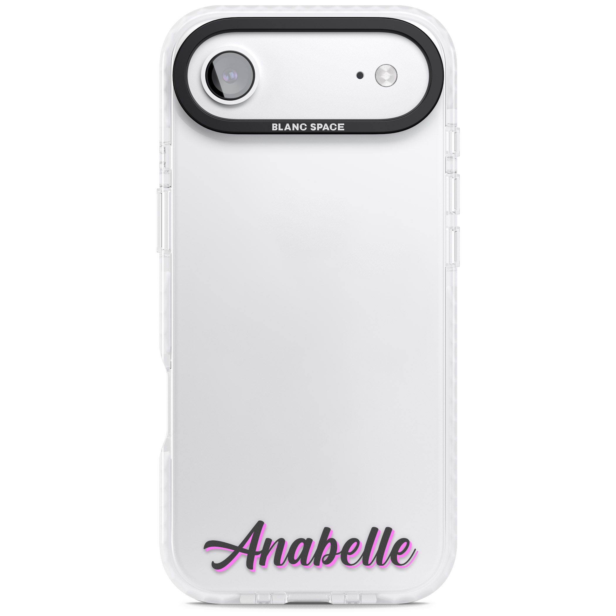 Personalised Cute Bottom Name iPhone 17 Air Impact Clear Phone Case