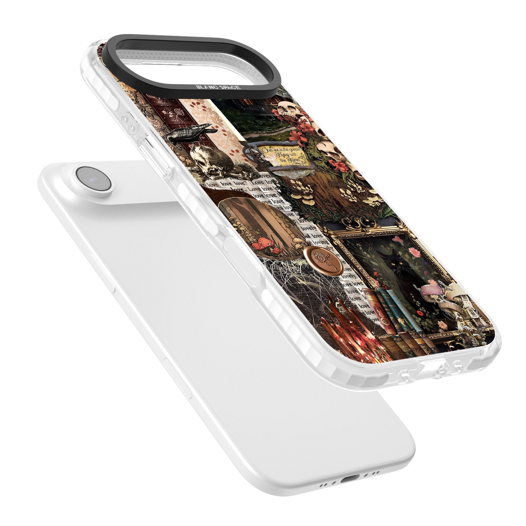 Academia Collage iPhone 17 Air Impact Clear Phone Case Colours