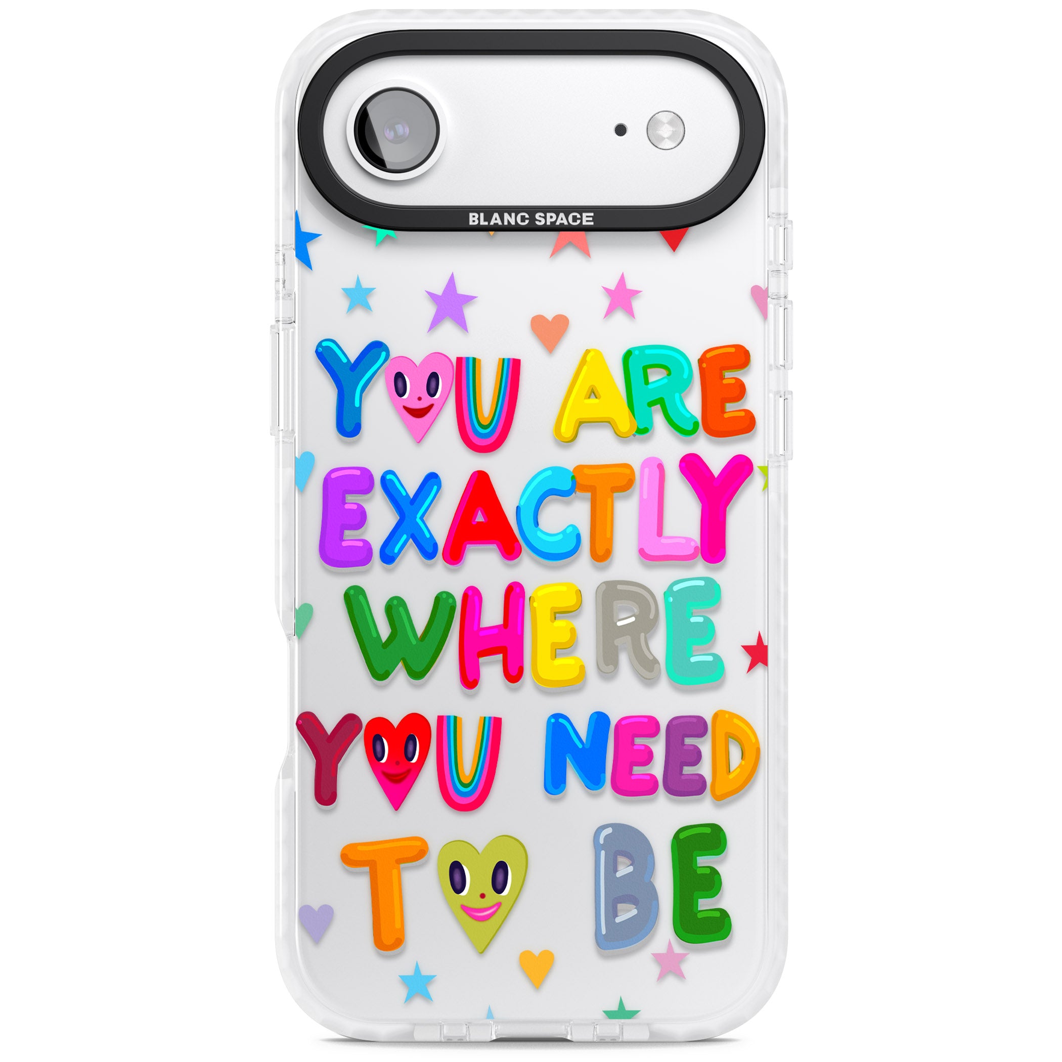 Exactly Where You Need To Be iPhone 17 Air Impact Clear Phone Case