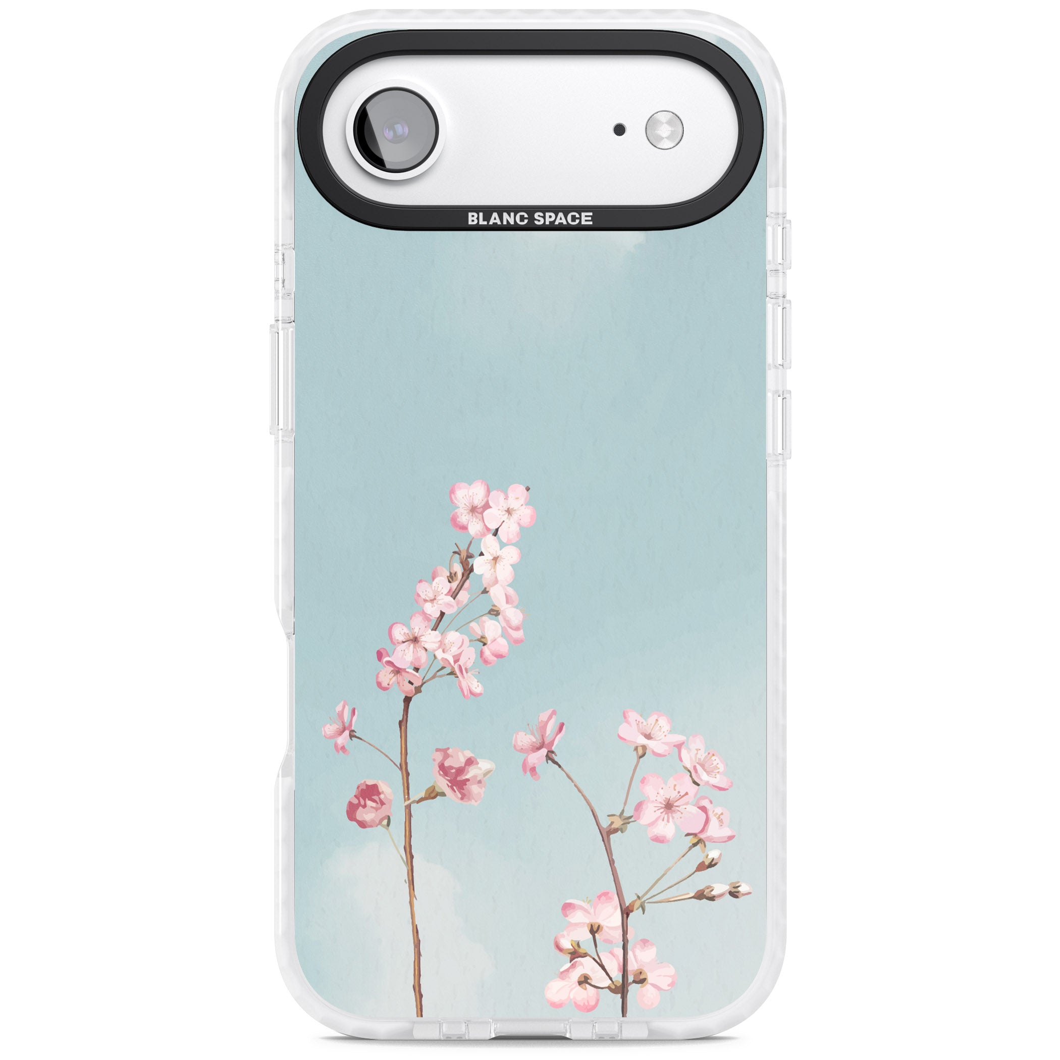 Blossom Flower Sky iPhone 17 Air Impact Clear Phone Case