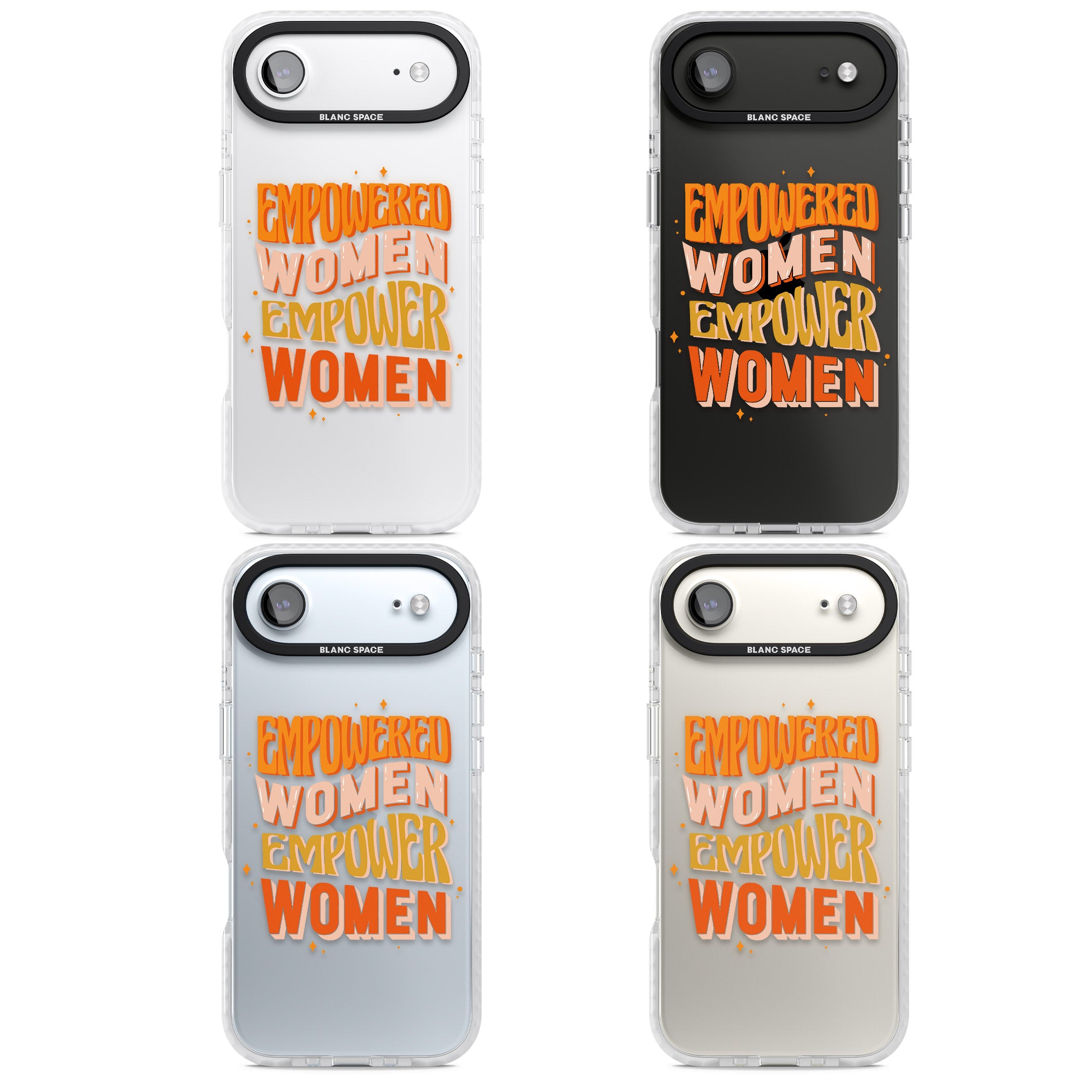 Empowered Women iPhone 17 Air Impact Clear Phone Case APT Impact Protection