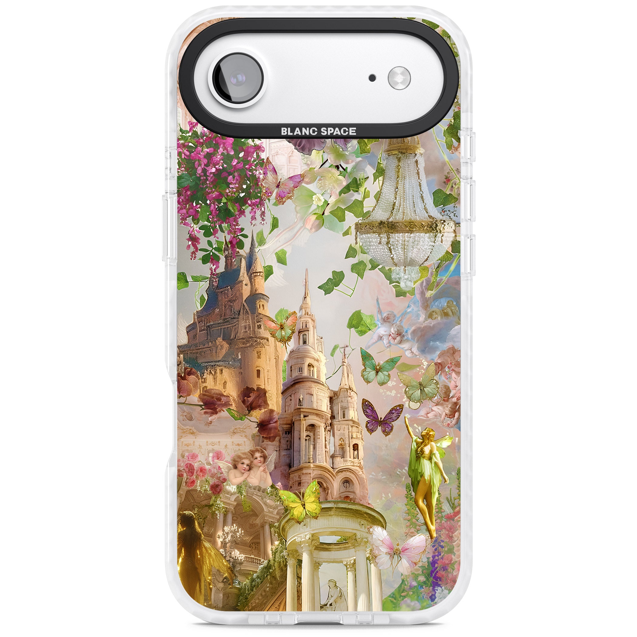 Fairies & Castles Collage iPhone 17 Air Impact Clear Phone Case