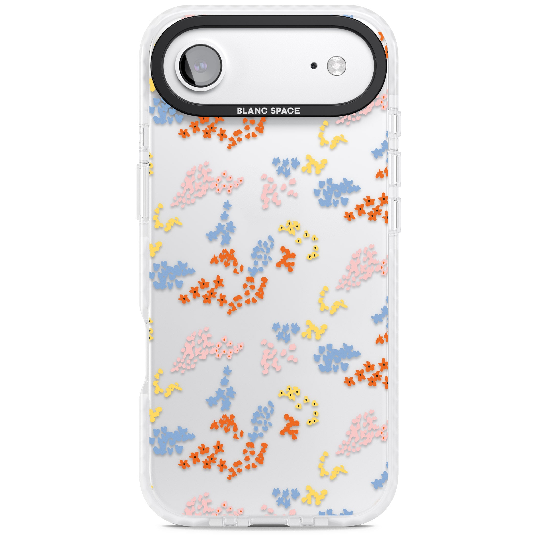 Floral Confetti: Transparent Delight iPhone 17 Air Impact Clear Phone Case