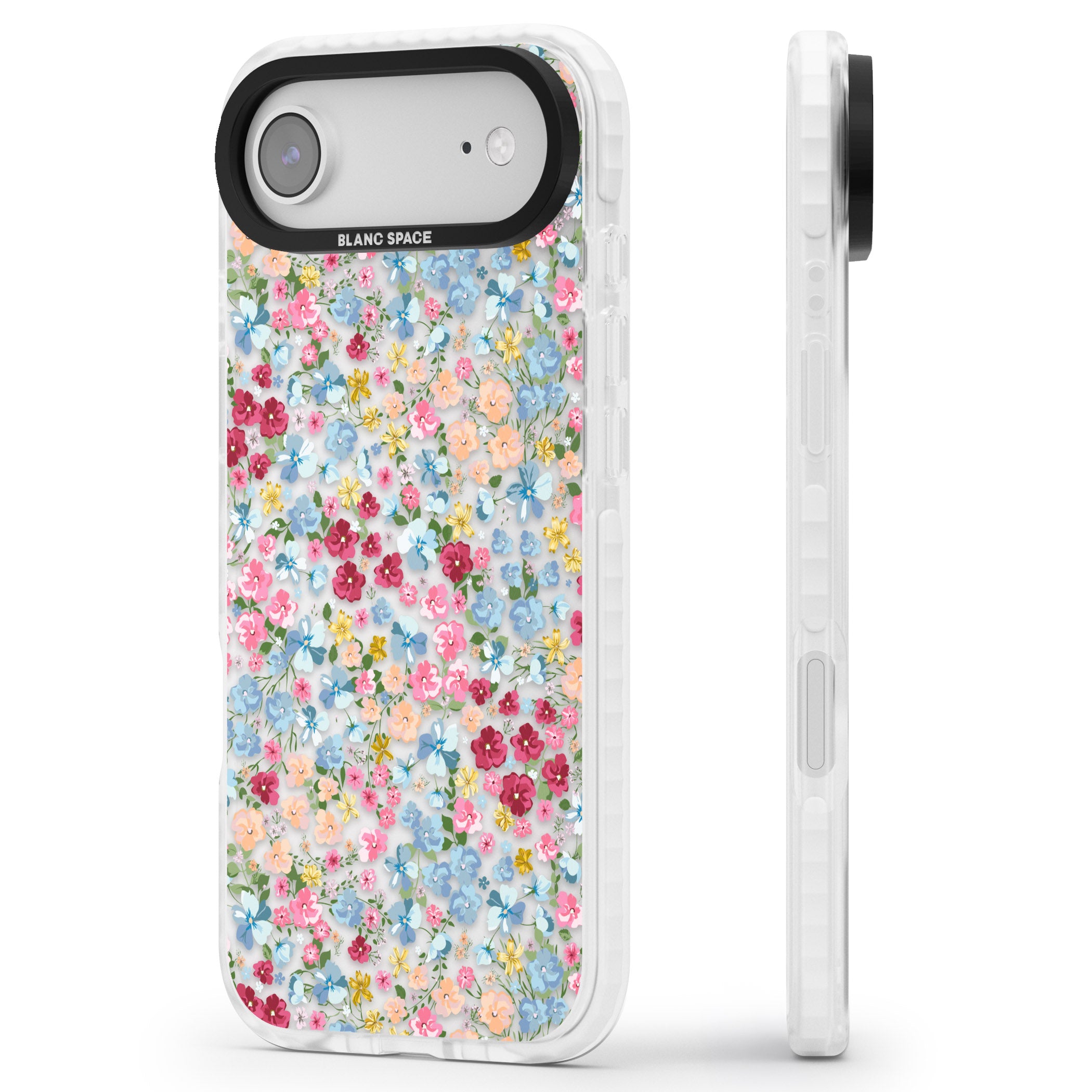 Venetian Meadow iPhone 17 Air Impact Clear Phone Case Side Profile