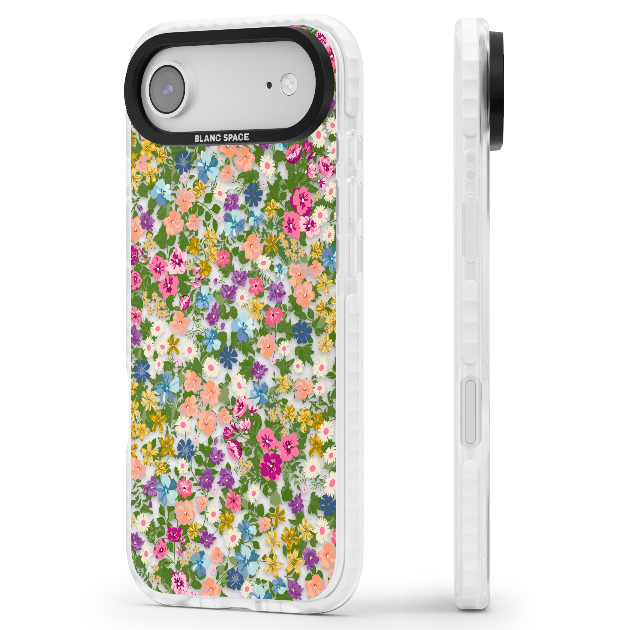 Tuscan Meadow iPhone 17 Air Impact Clear Phone Case Side Profile