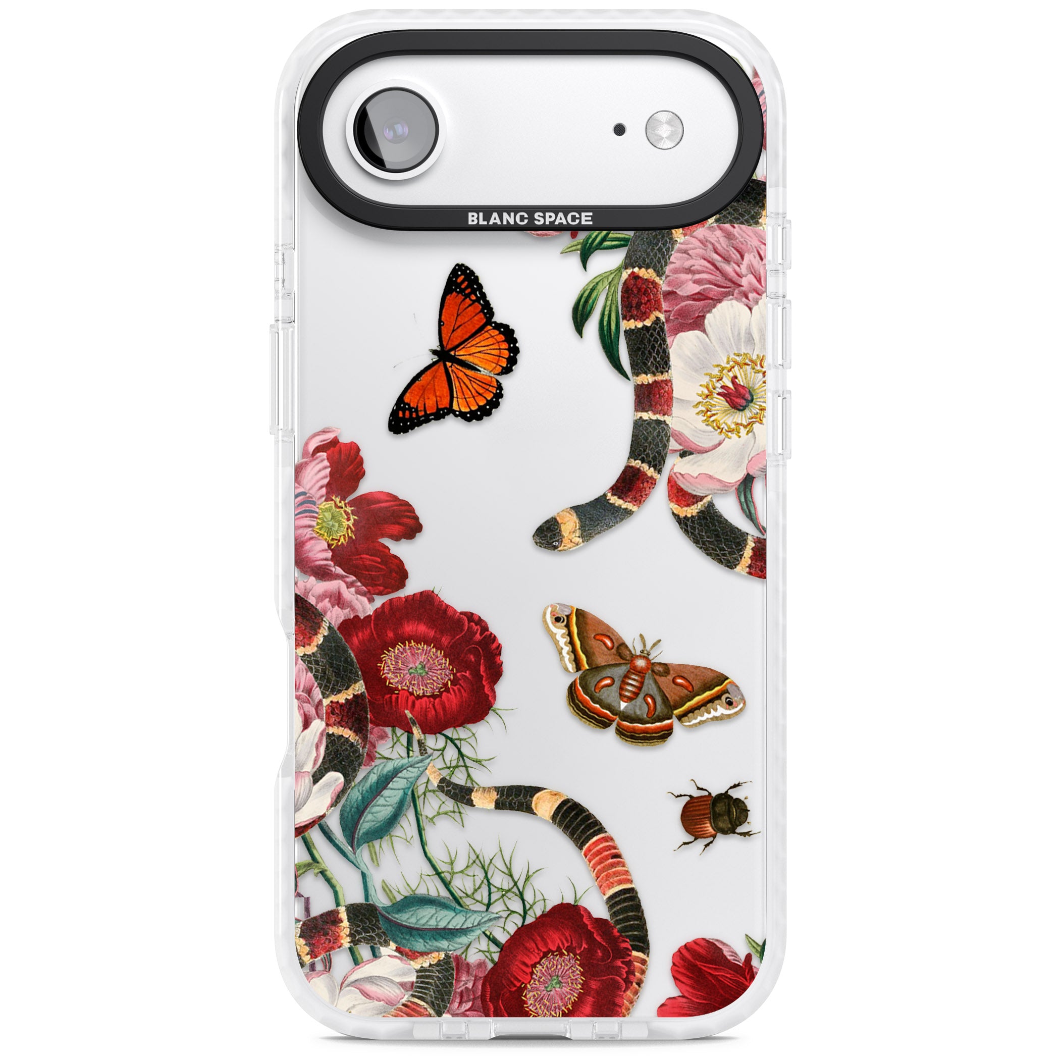 Botanical Snake iPhone 17 Air Impact Clear Phone Case