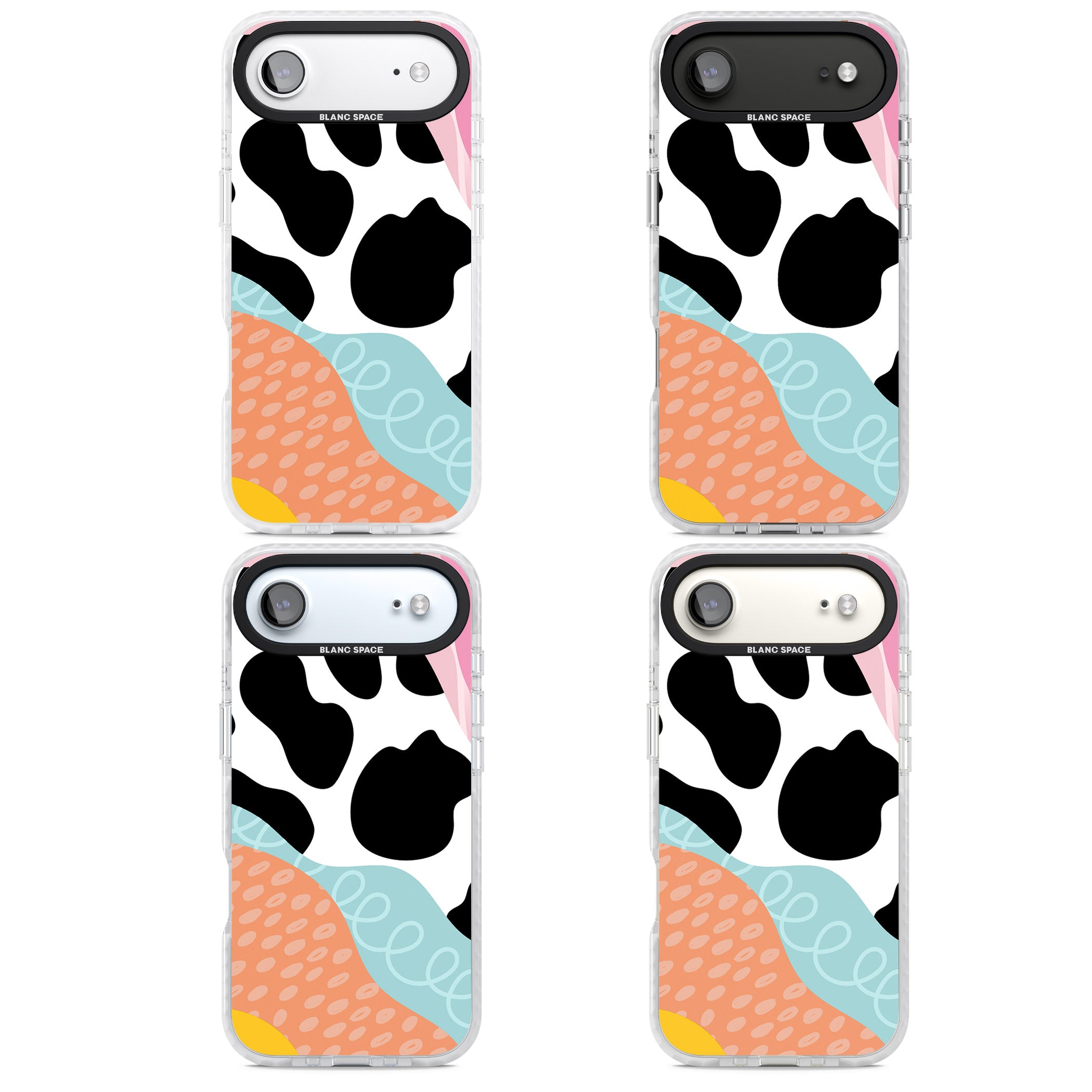 Abstract Elegance iPhone 17 Air Impact Clear Phone Case APT Impact Protection