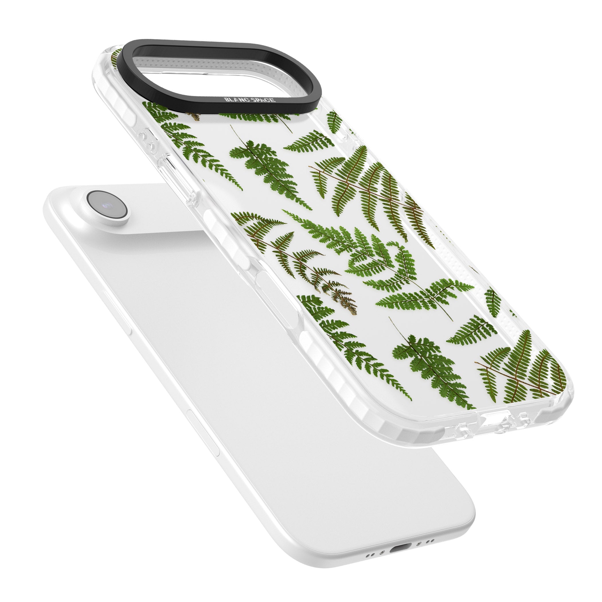 Leafy Ferns iPhone 17 Air Impact Clear Phone Case Colours