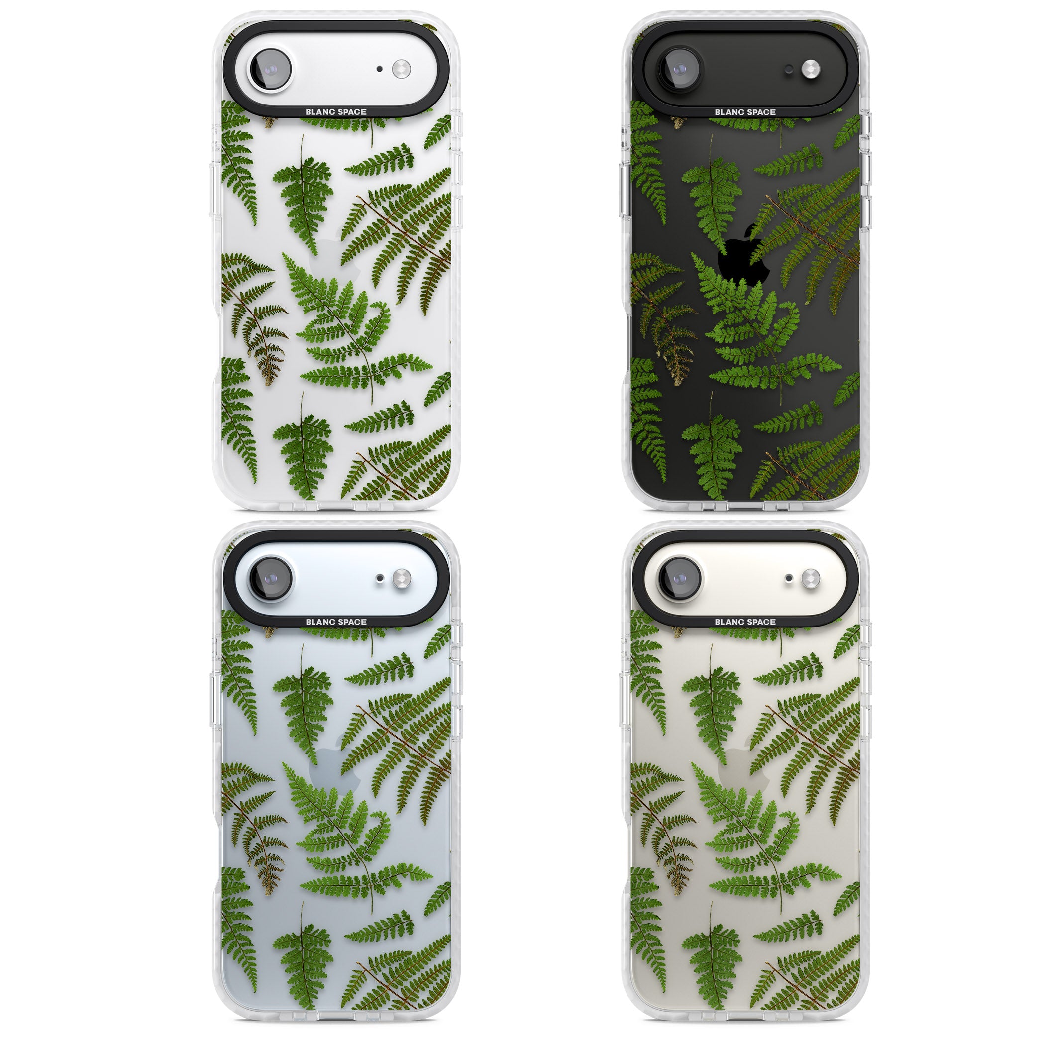 Leafy Ferns iPhone 17 Air Impact Clear Phone Case APT Impact Protection