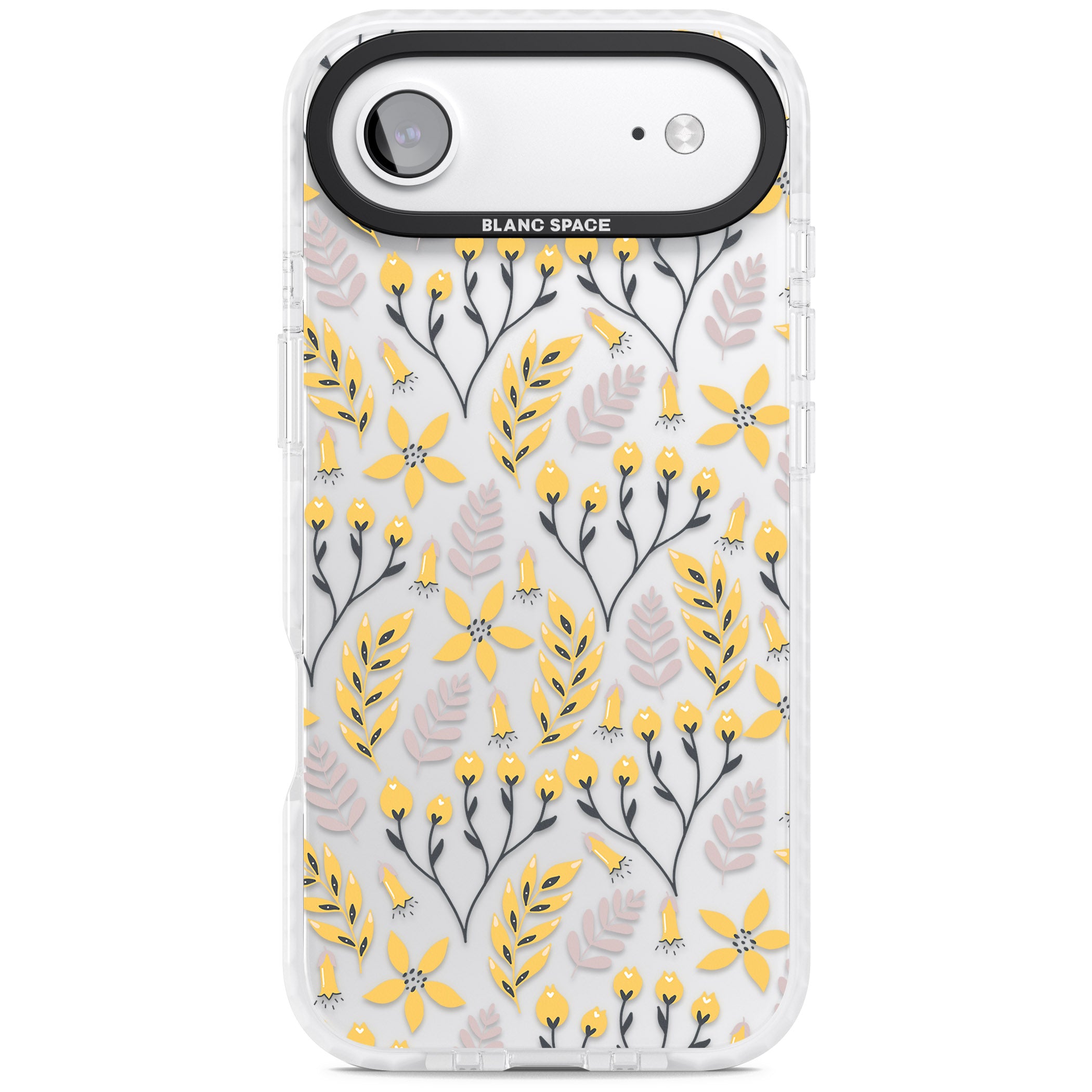 Yellow Floral Vibrance iPhone 17 Air Impact Clear Phone Case