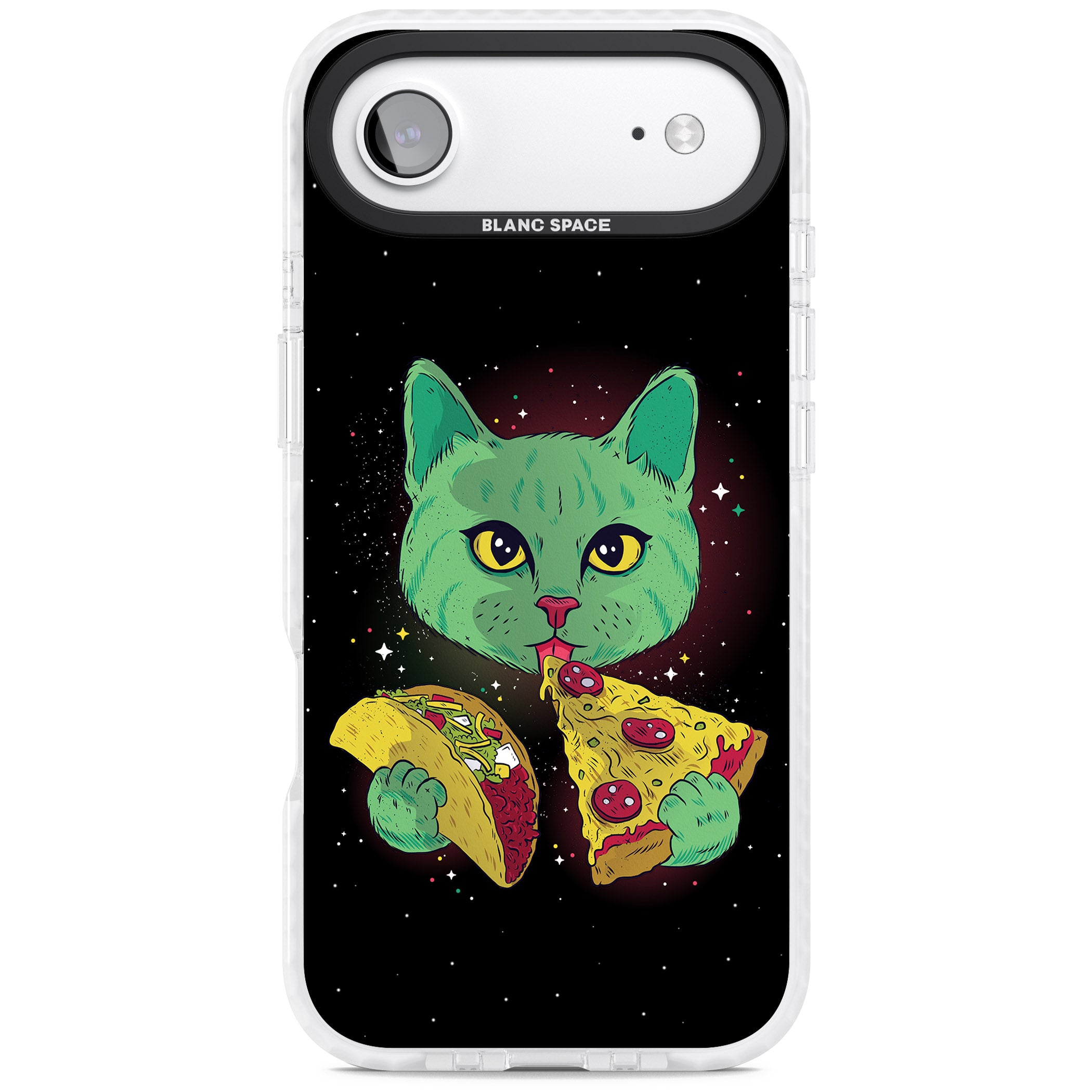 Pizza Purr iPhone 17 Air Impact Clear Phone Case