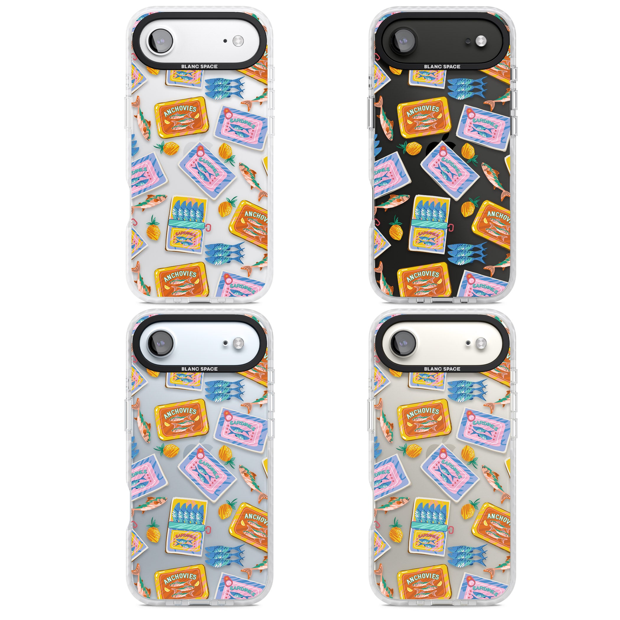 Sardines & Anchovies iPhone 17 Air Impact Clear Phone Case APT Impact Protection