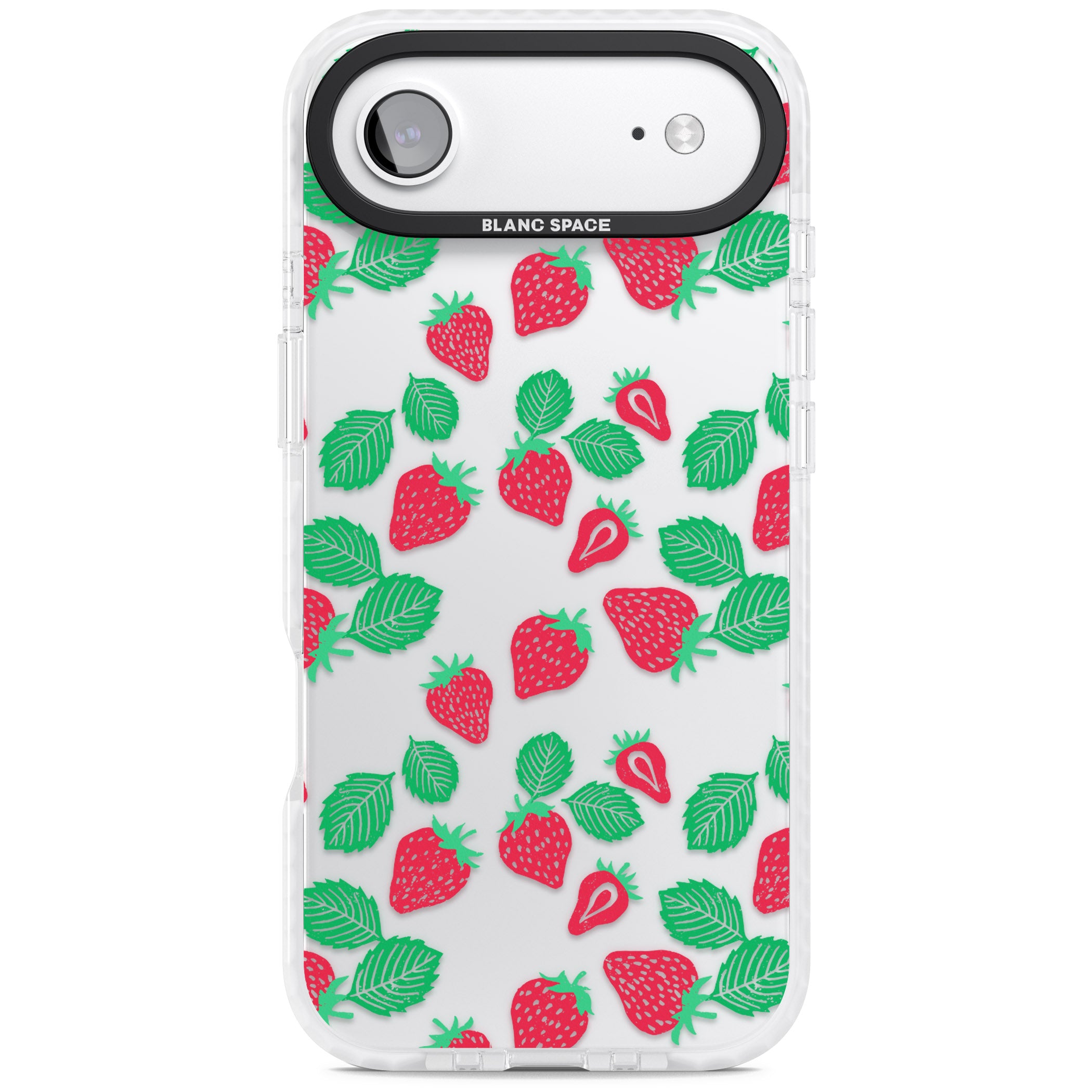 Strawberry Delight iPhone 17 Air Impact Clear Phone Case