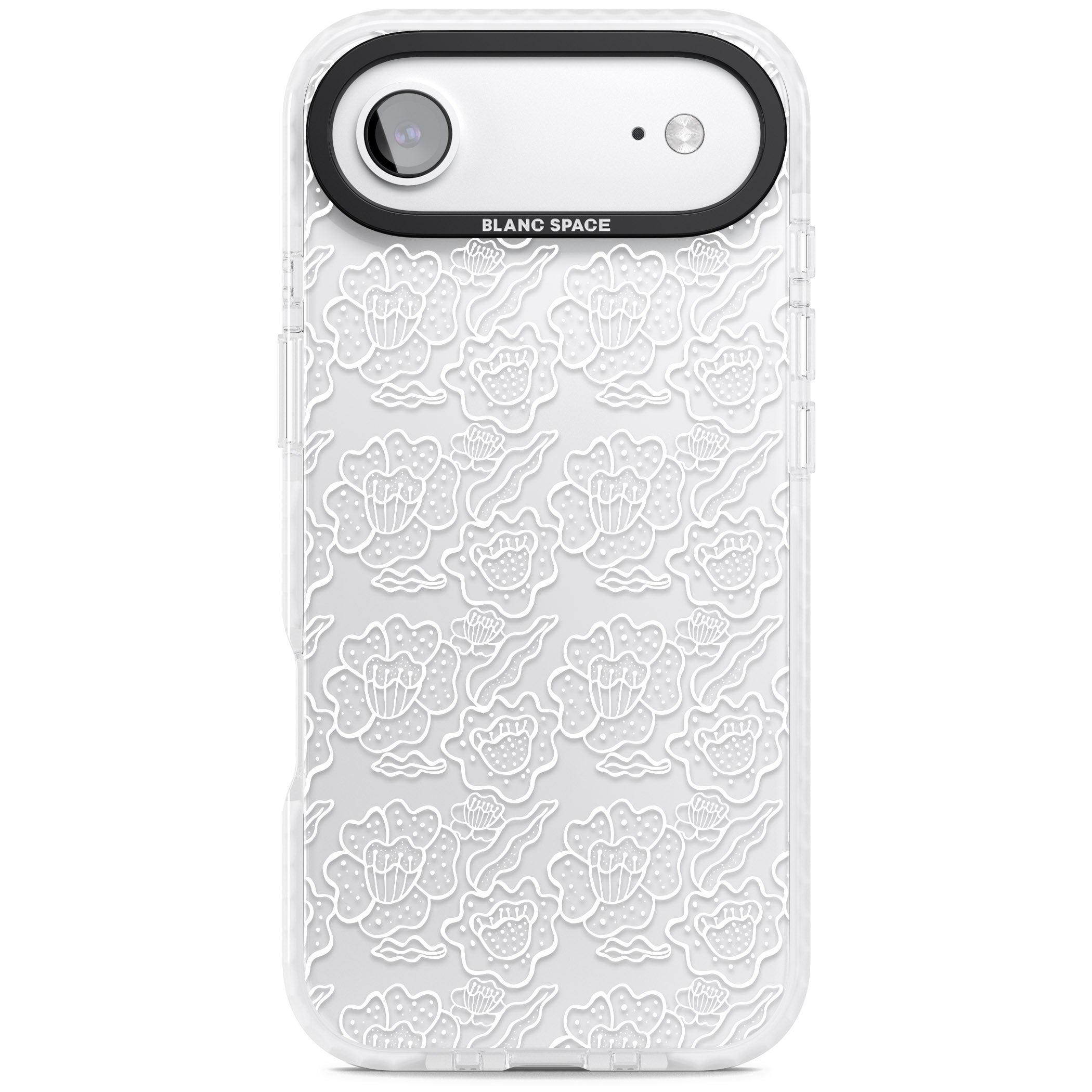 Funky Floral Pattern iPhone 17 Air Impact Clear Phone Case