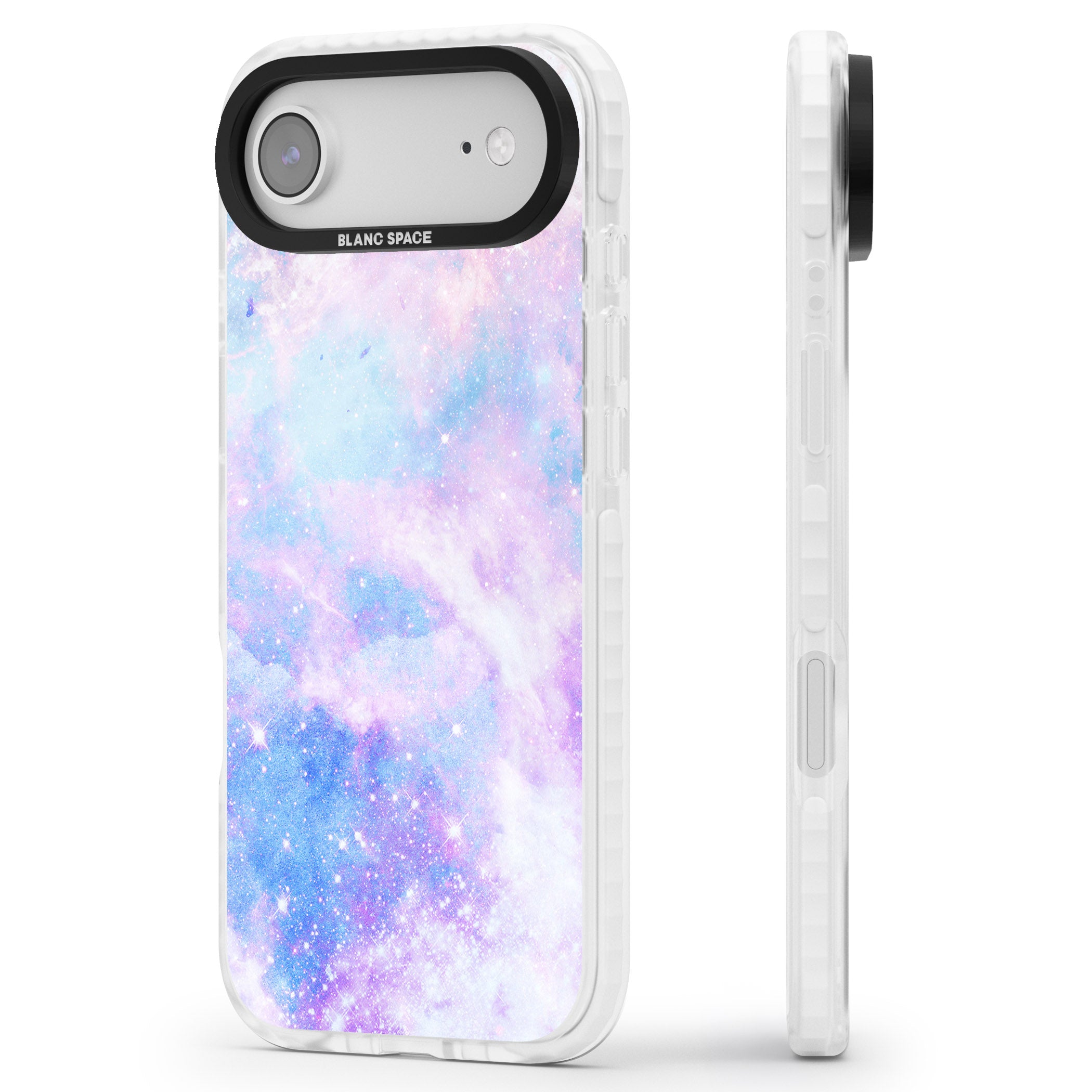Galaxy Dream iPhone 17 Air Impact Clear Phone Case Side Profile