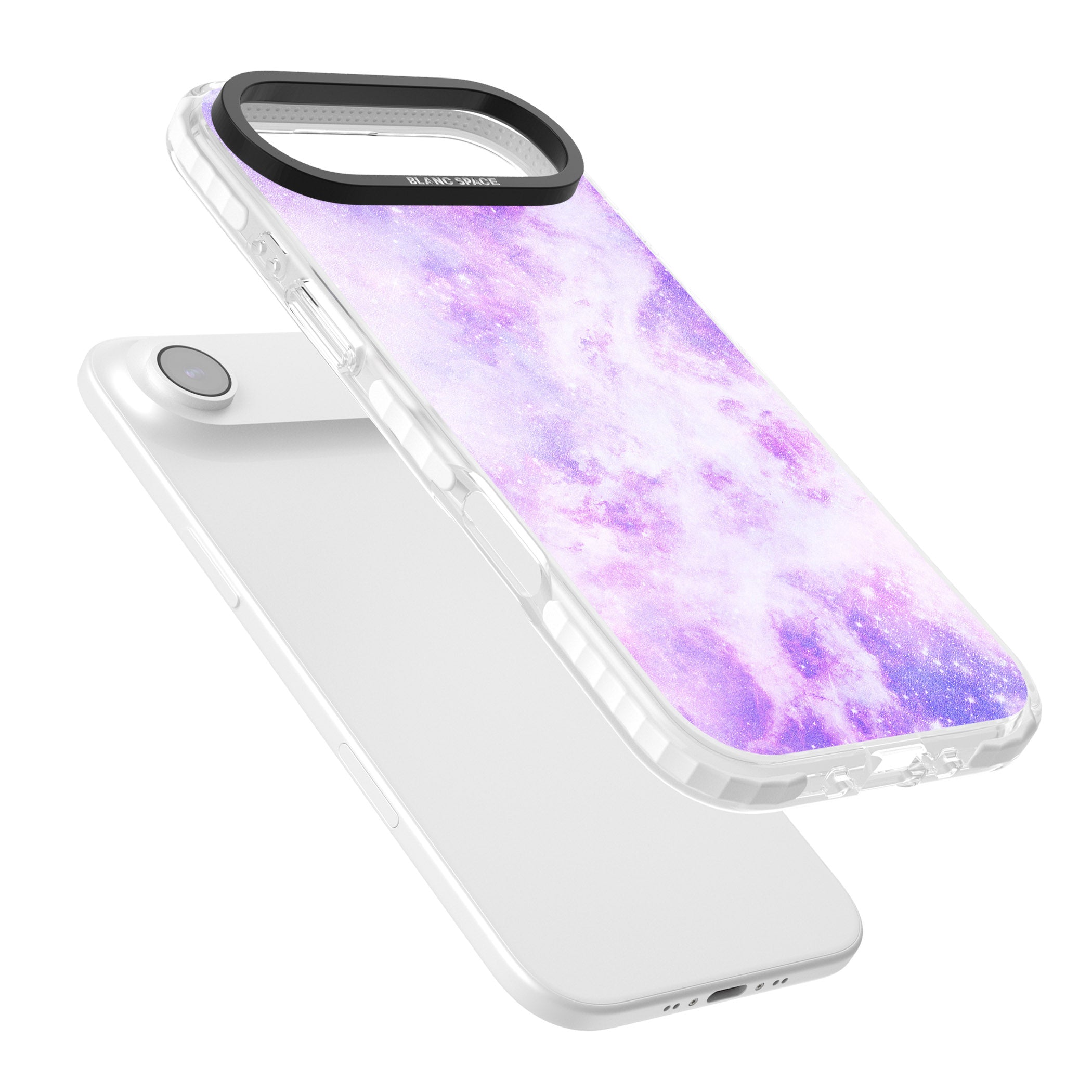 Purple Galaxy Vibes iPhone 17 Air Impact Clear Phone Case Colours