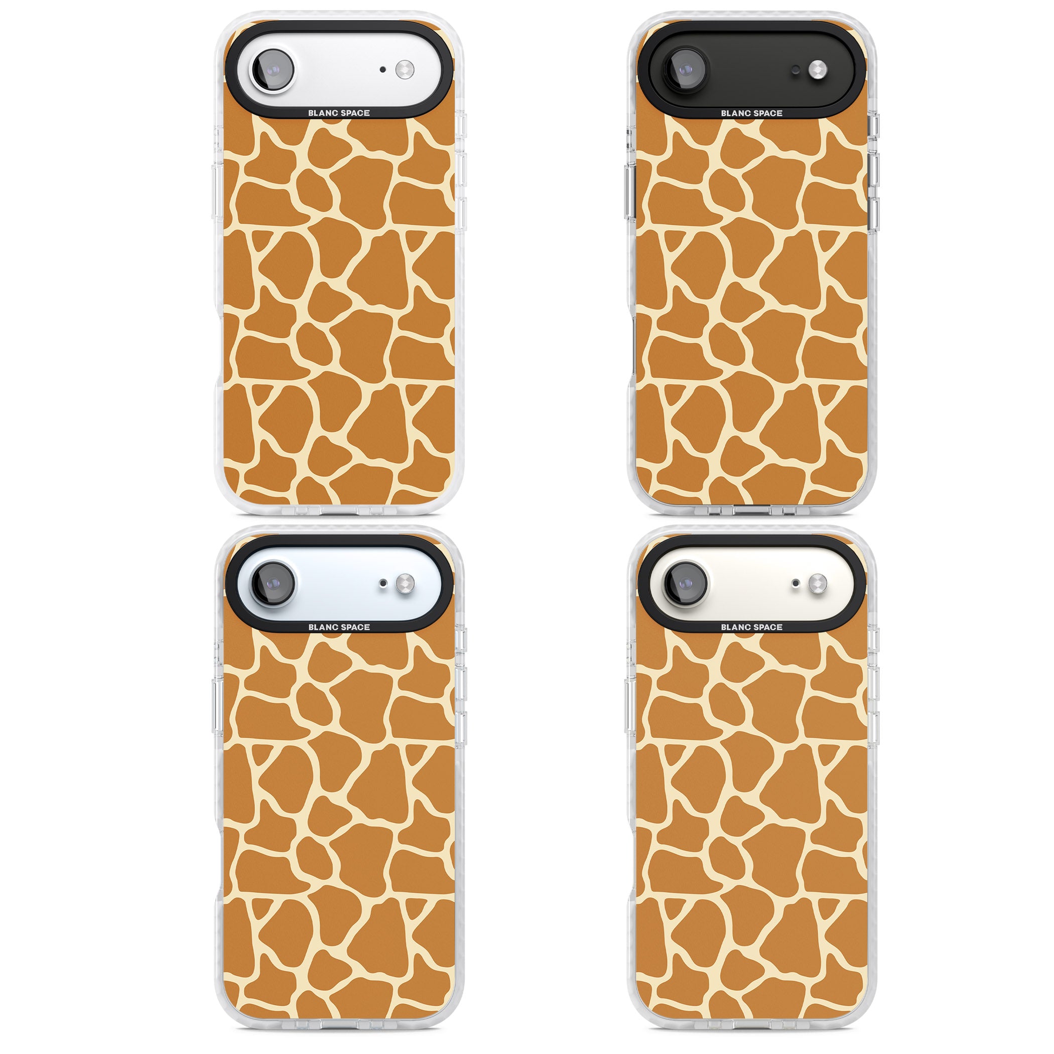 Giraffe Pattern iPhone 17 Air Impact Clear Phone Case APT Impact Protection