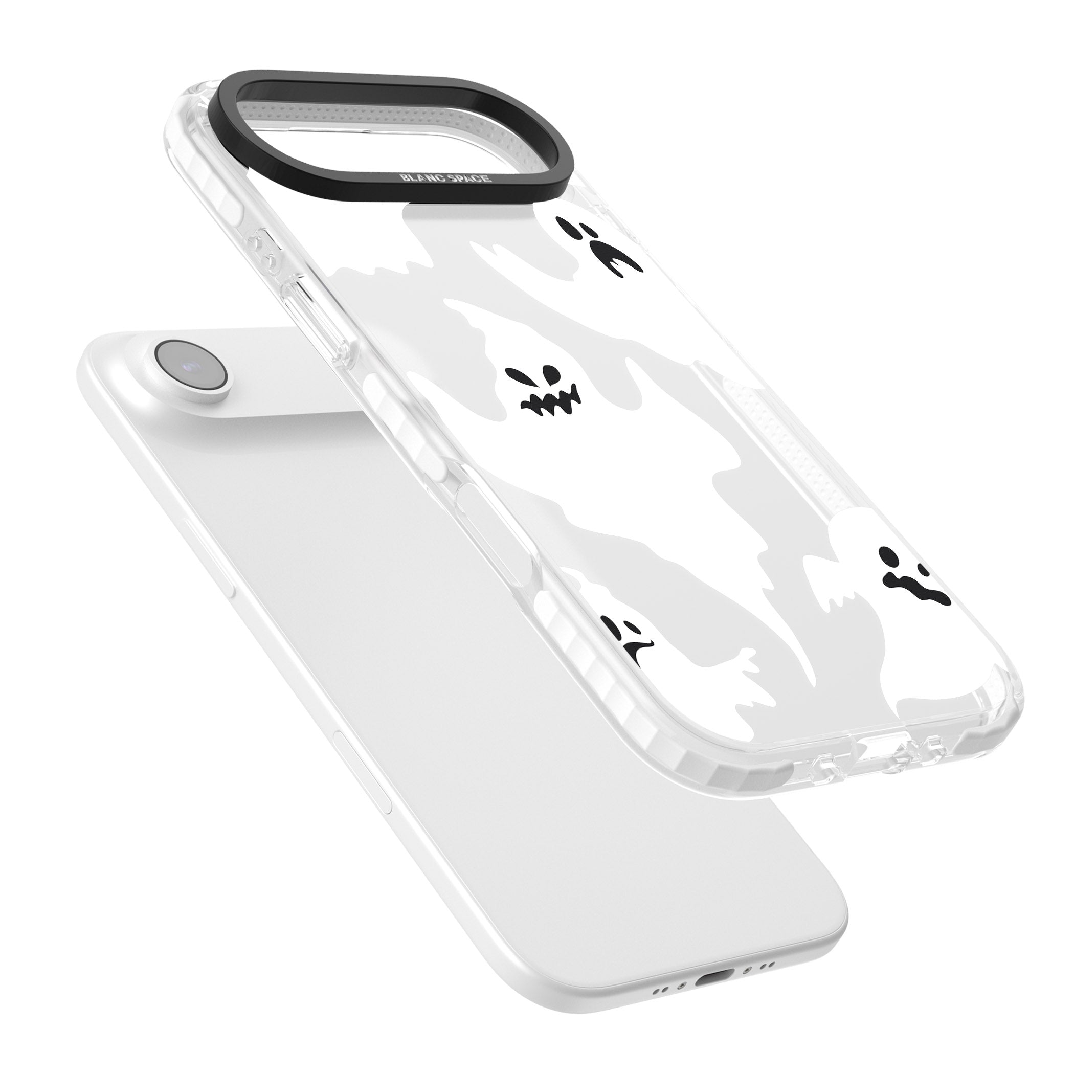 Ghost Pattern iPhone 17 Air Impact Clear Phone Case Colours